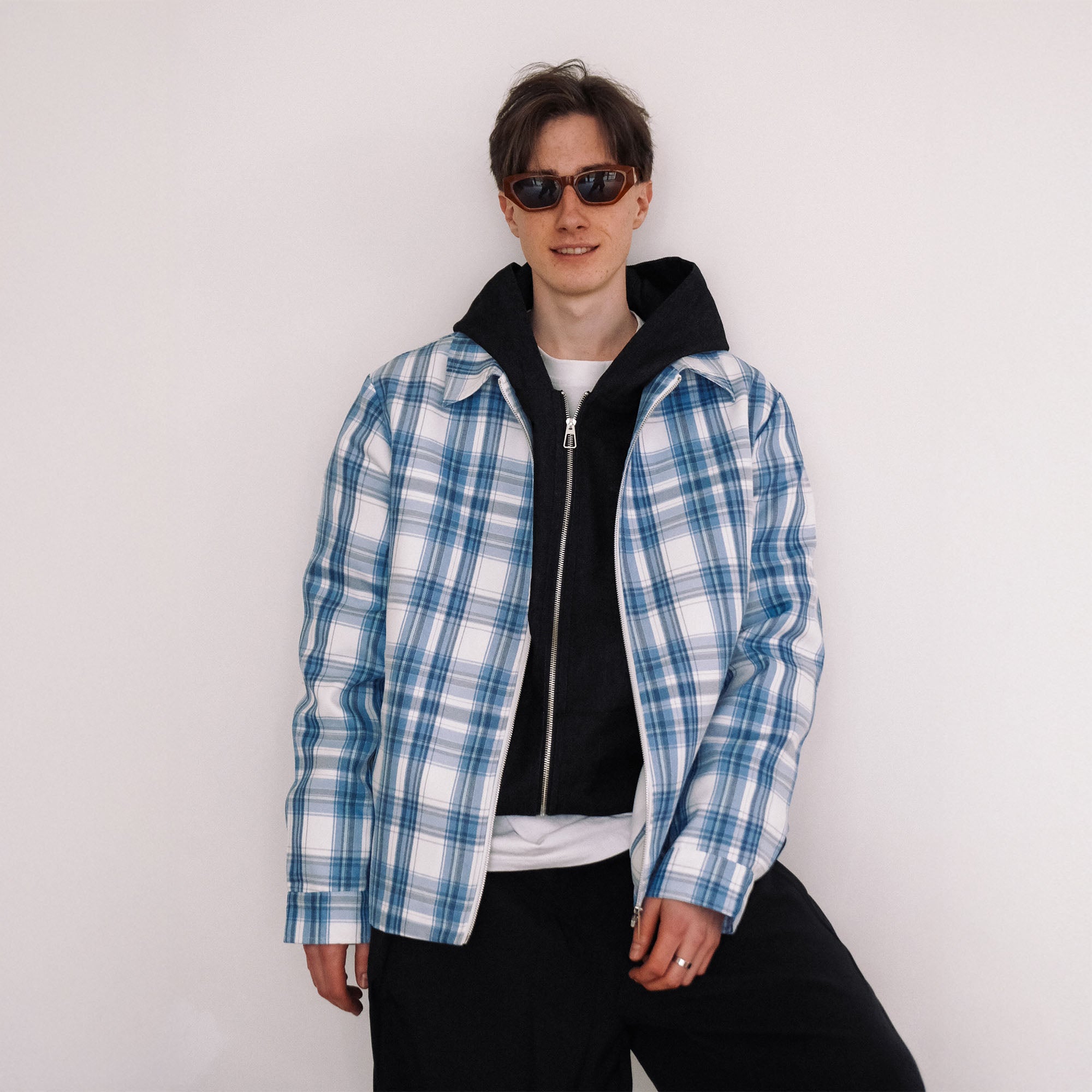 WIID Retro Plaid Jacket, premium urban and streetwear designers apparel on PROJECTISR.com, WIID