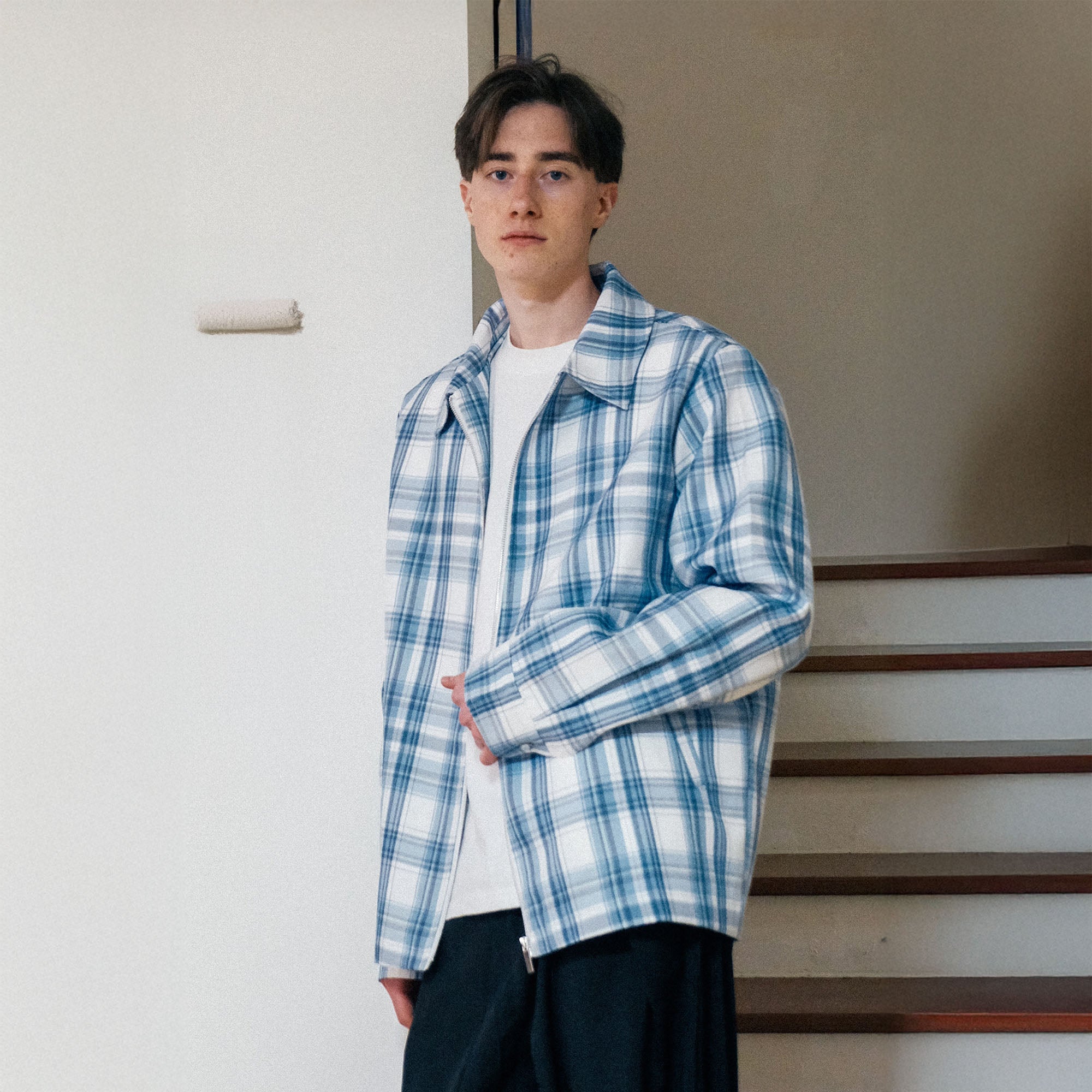 WIID Retro Plaid Jacket, premium urban and streetwear designers apparel on PROJECTISR.com, WIID