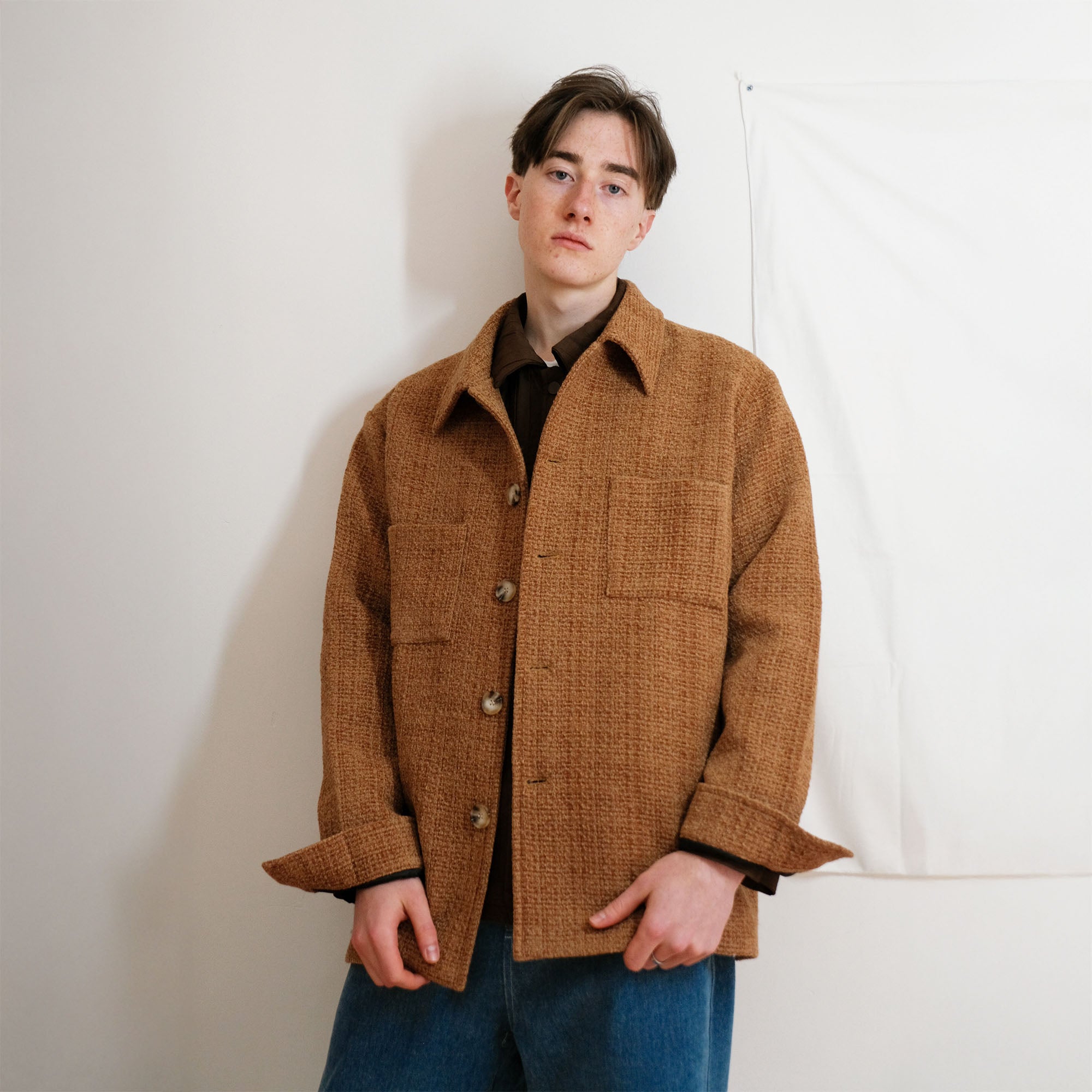 WIID Bouclé Utility Jacket, premium urban and streetwear designers apparel on PROJECTISR.com, WIID