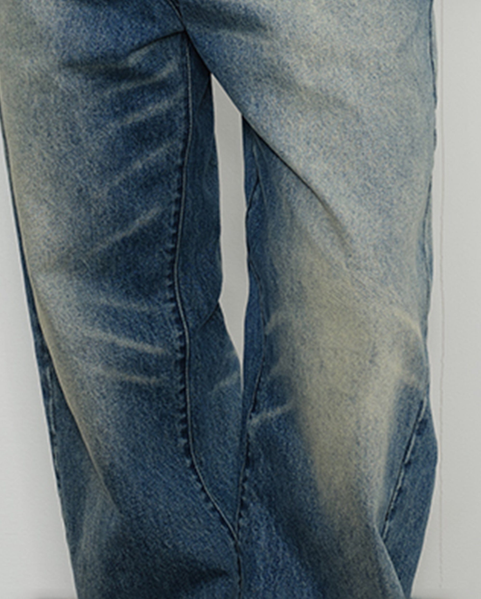 KREATE Classic Washed Whiskered Jeans