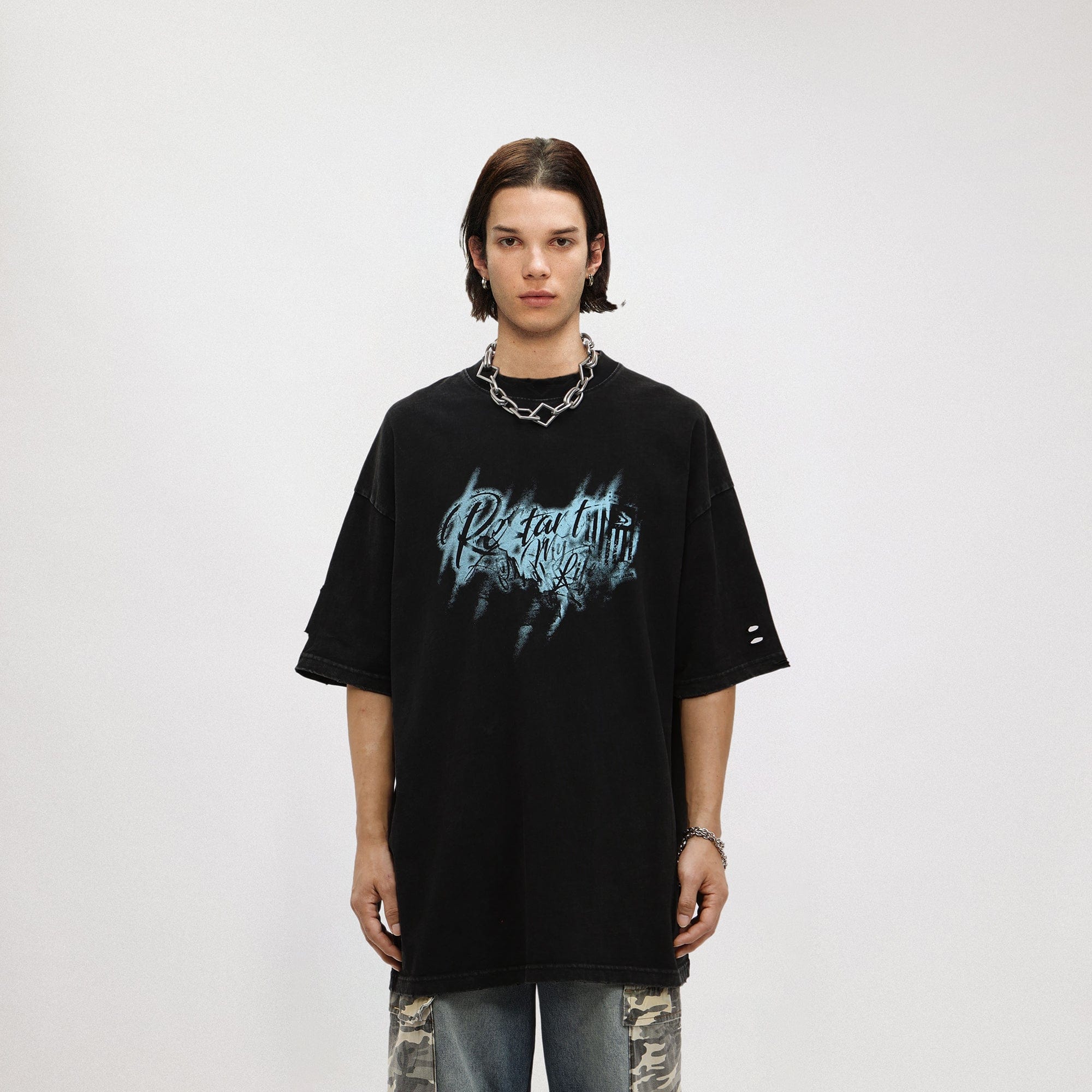 OVDY Restart Ripped T-Shirt