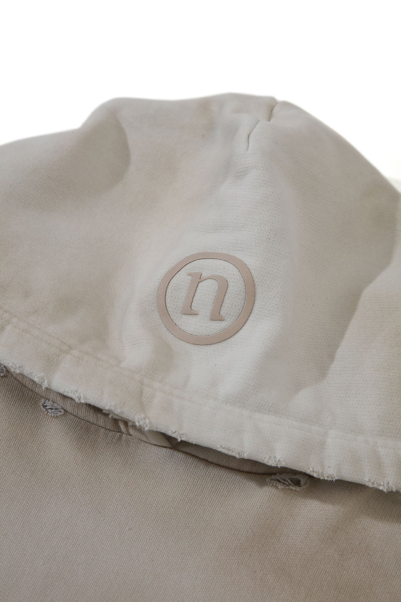 ULIPERY Dirty Fit Distressed Glow Oversized Hoodie