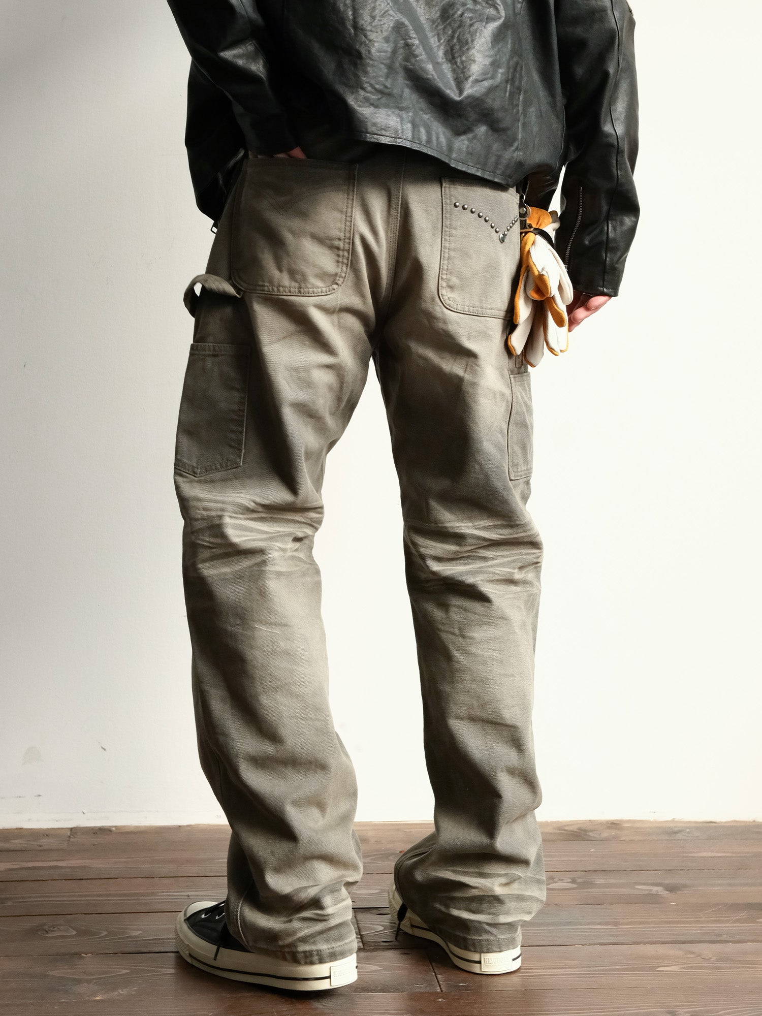 NEIGBORL Retro Distressed Washed Cargo Pants, premium urban and streetwear designers apparel on PROJECTISR.com, NEIGBORL