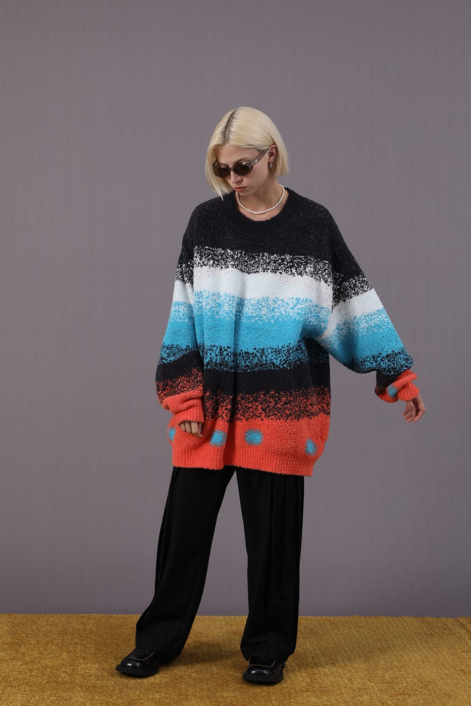 MIICHOUS Impressionism Coral Fleece Sweater, premium urban and streetwear designers apparel on PROJECTISR.com, Miichous