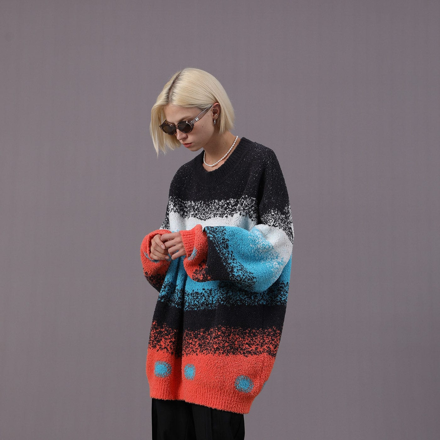 MIICHOUS Impressionism Coral Fleece Sweater, premium urban and streetwear designers apparel on PROJECTISR.com, Miichous