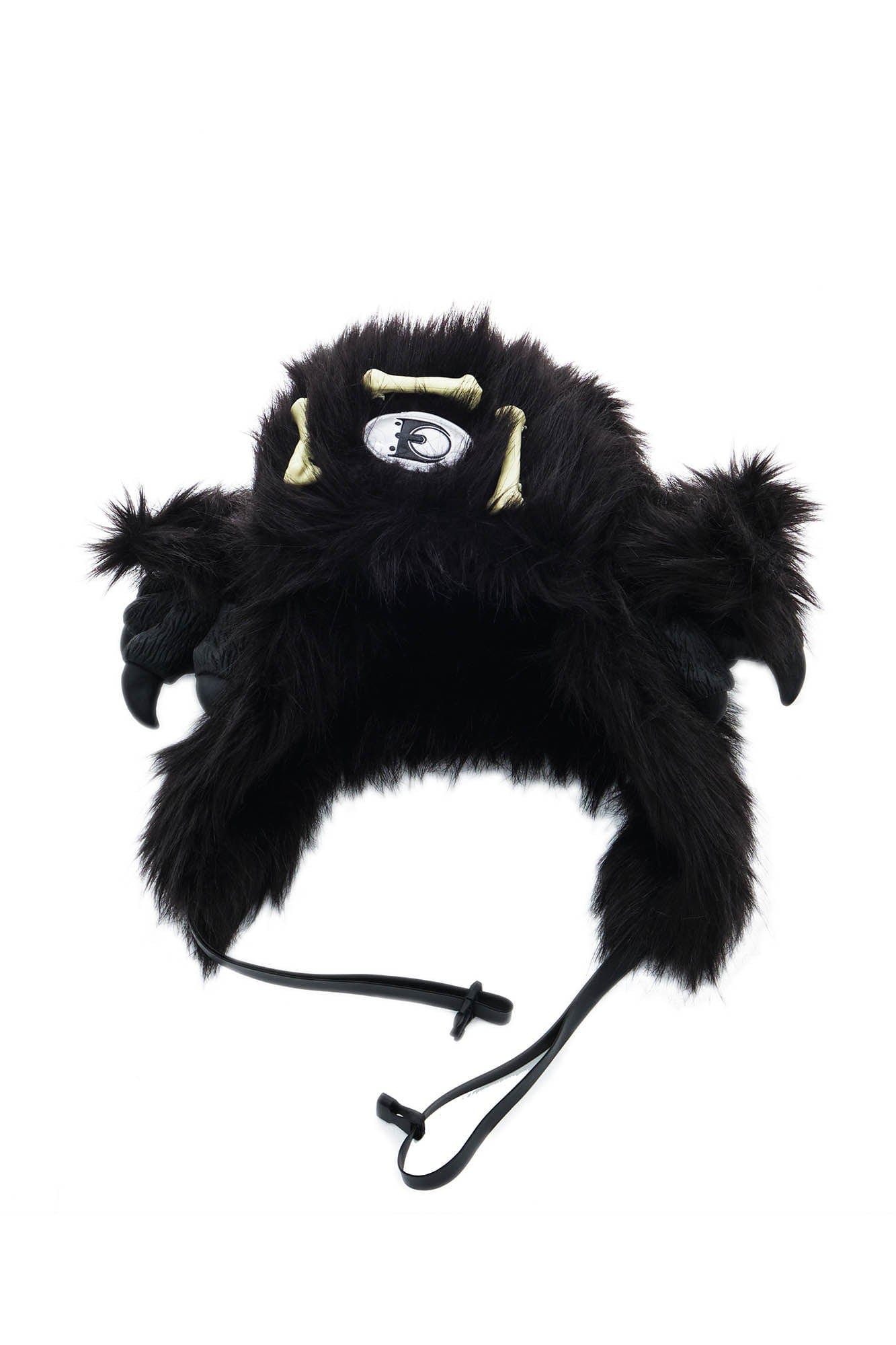 EMBRYO Fuzzy Bone Claw Faux Fur Hat, premium urban and streetwear designers apparel on PROJECTISR.com, EMBRYO