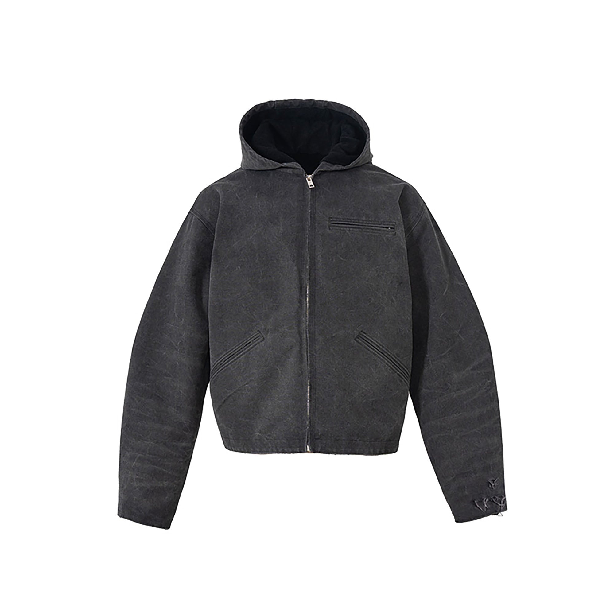 PMW Distressed Oversized Puffer Jacket