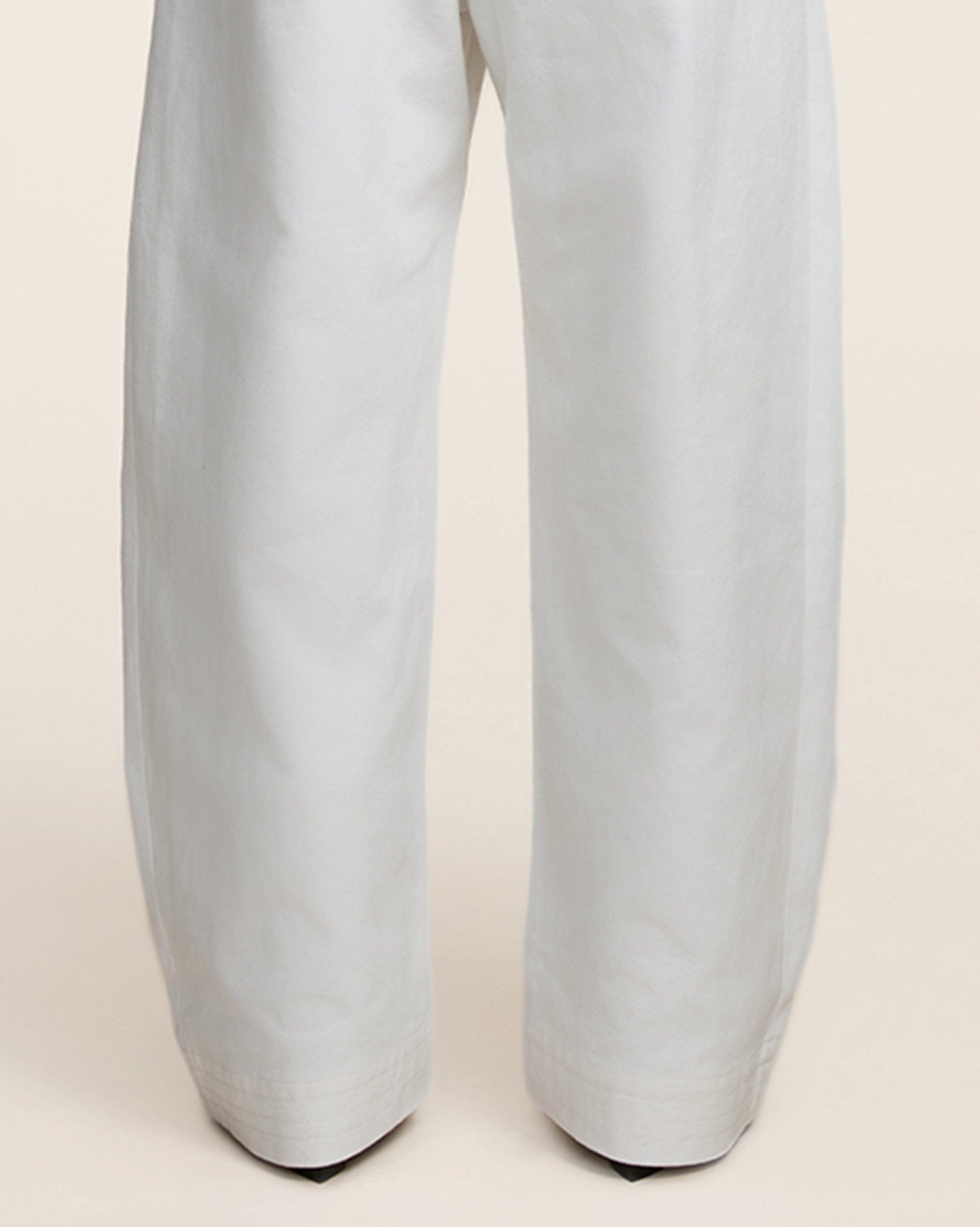 OPICLOTH Crinkled Wide-Leg Pants