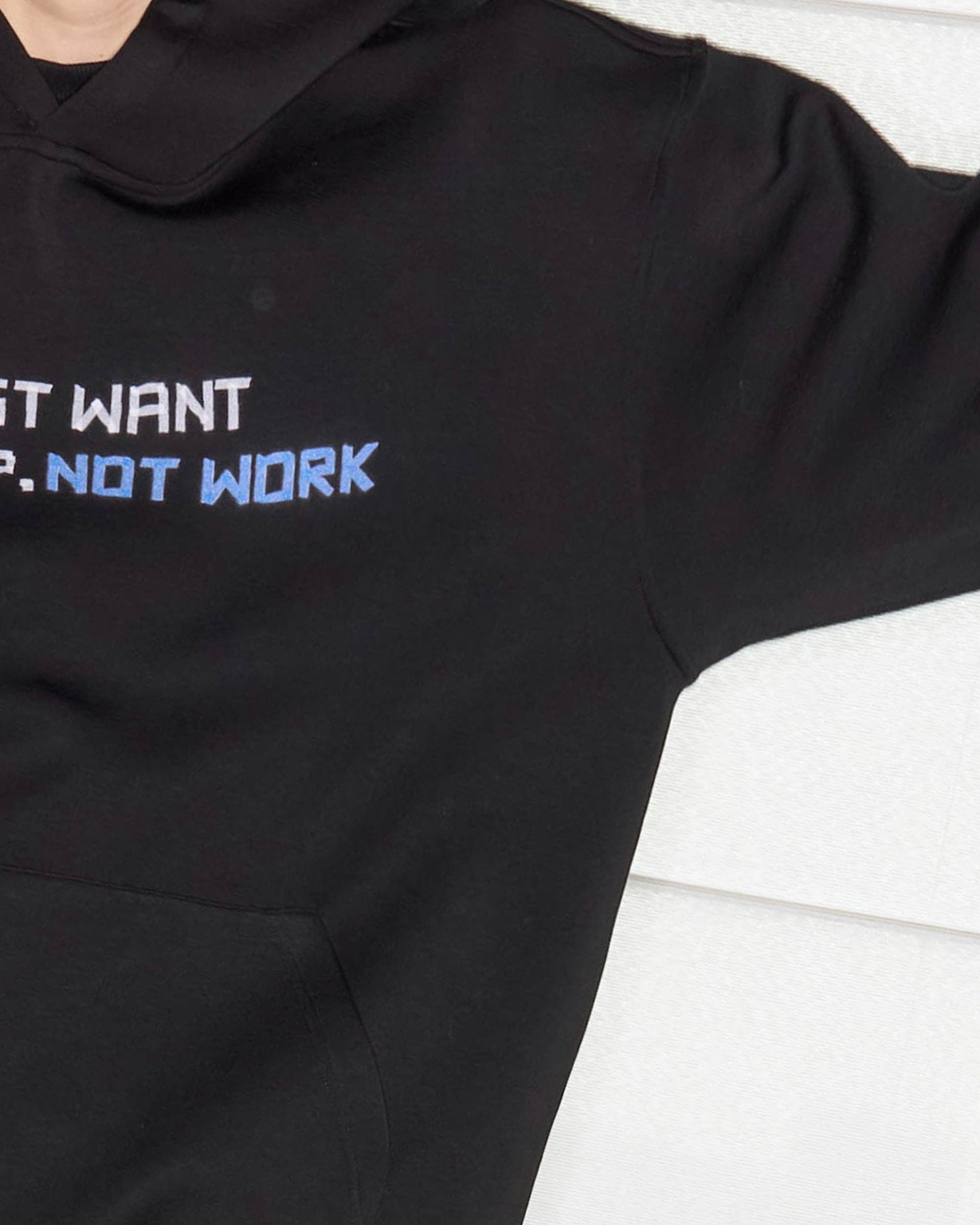 49PERCENT Modern Slogan Hoodie