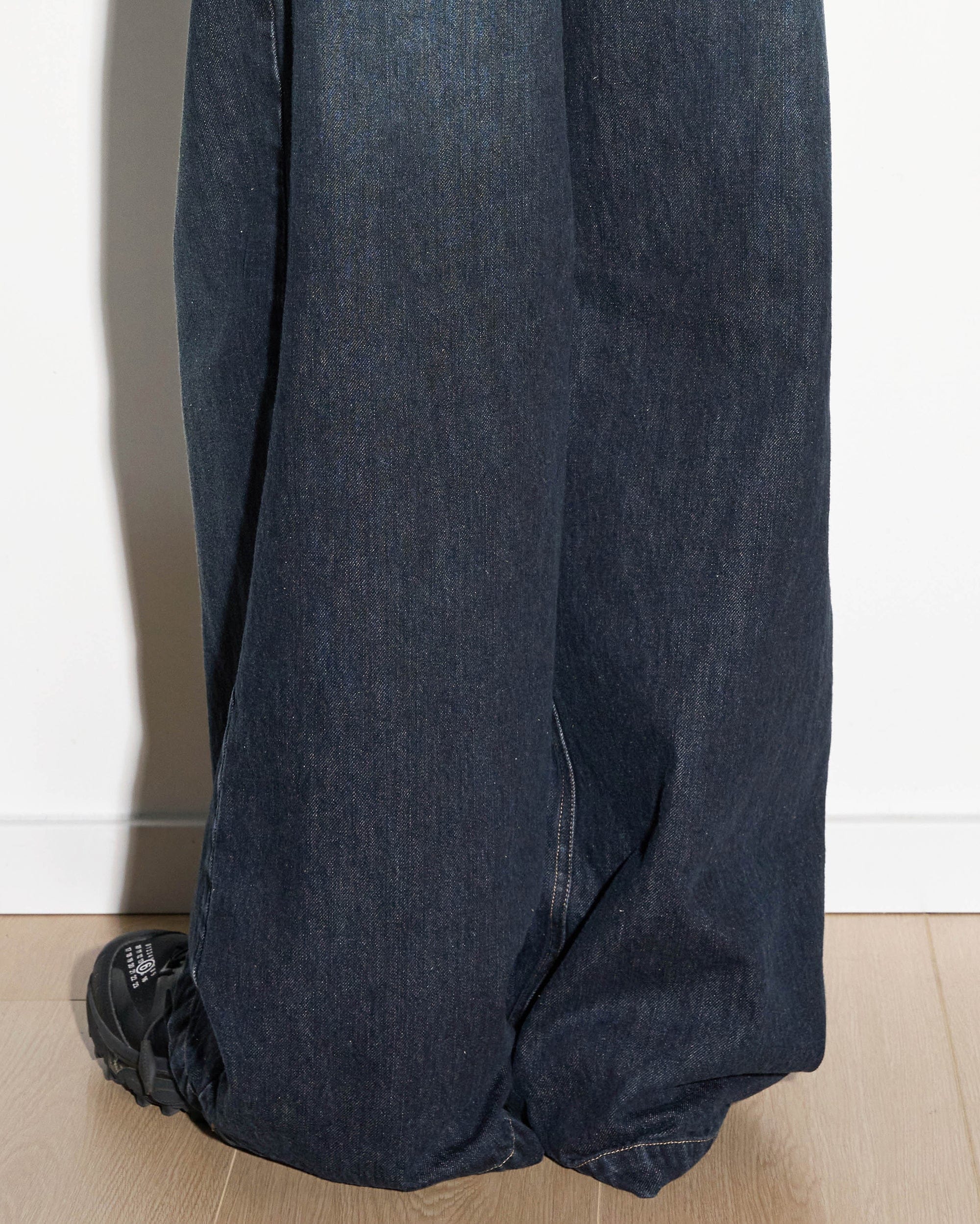 49PERCENT Modern Washed Rivet Straight-Leg Jeans