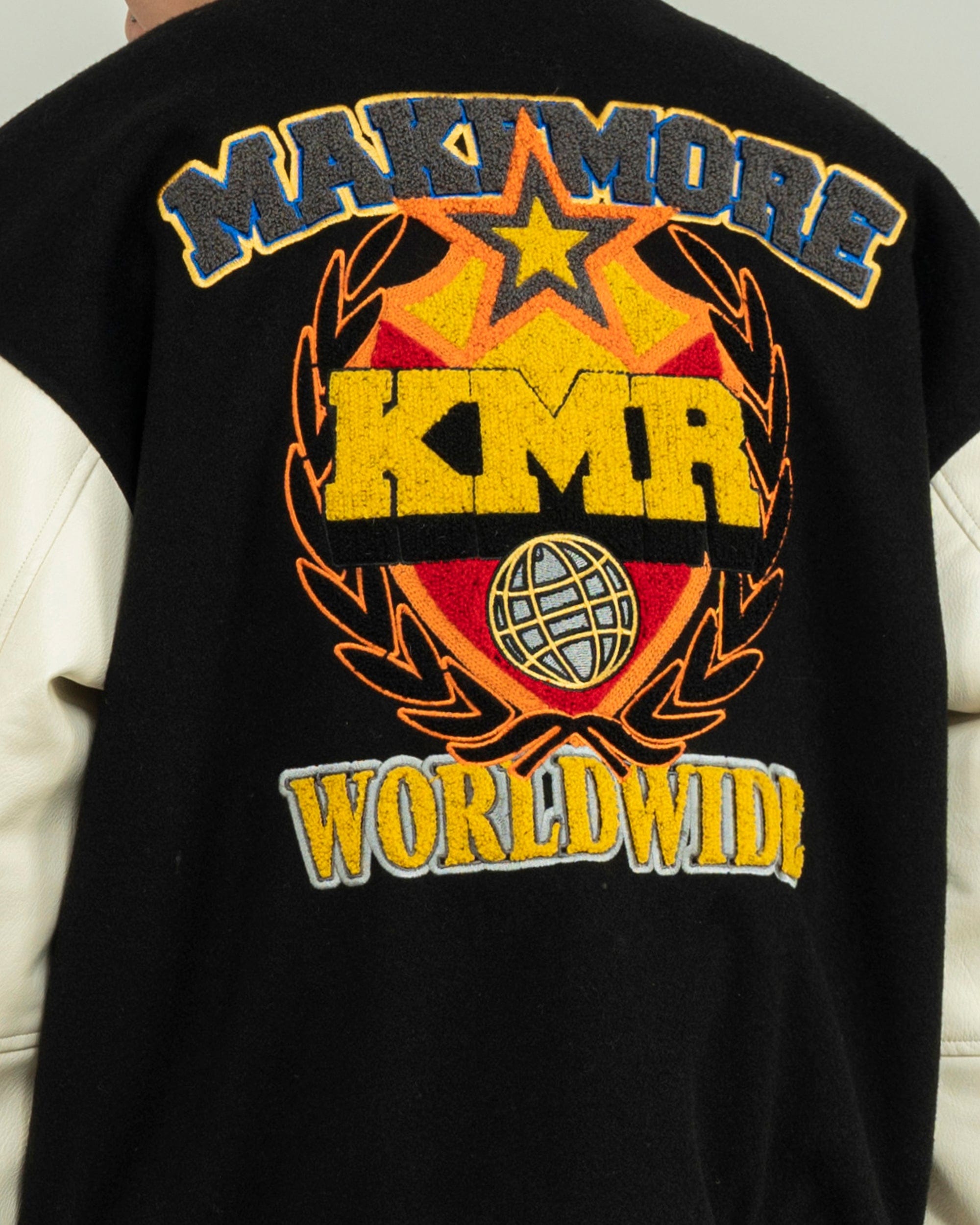 MAKEMORE KMR Patchwork Baseball Jacket