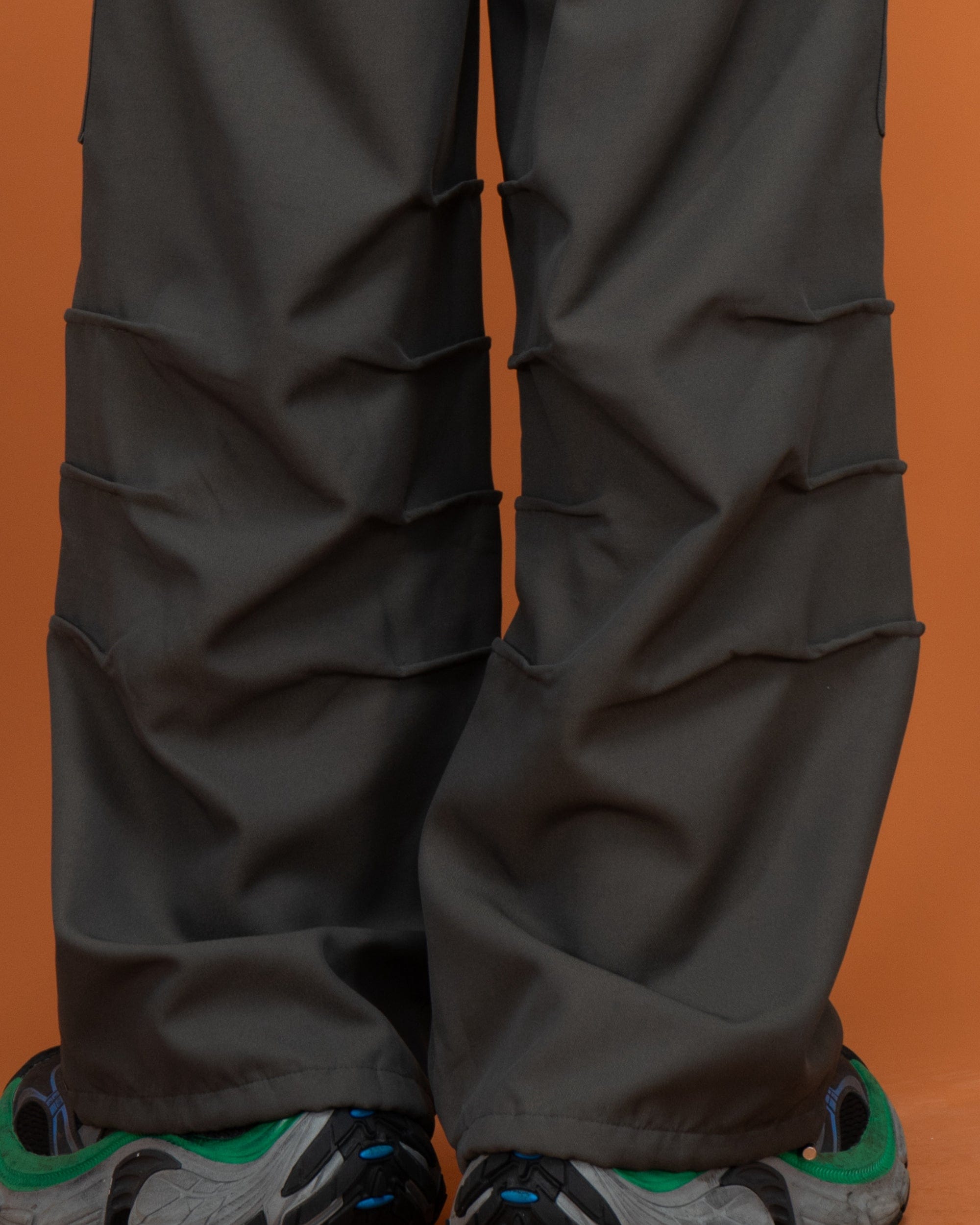 CLP Big-Pocket Crinkled Cargo Pants