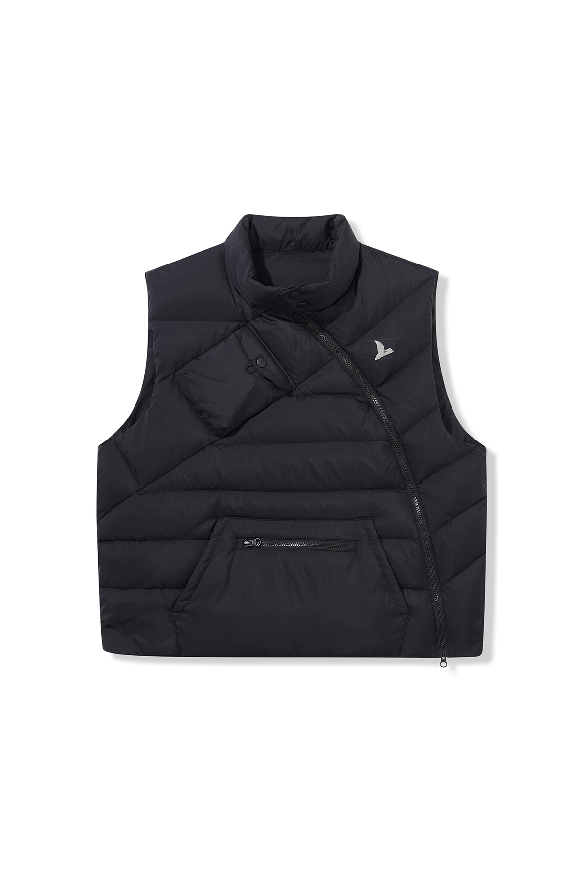 HALCYON Asymmetric Down Puffer Vest