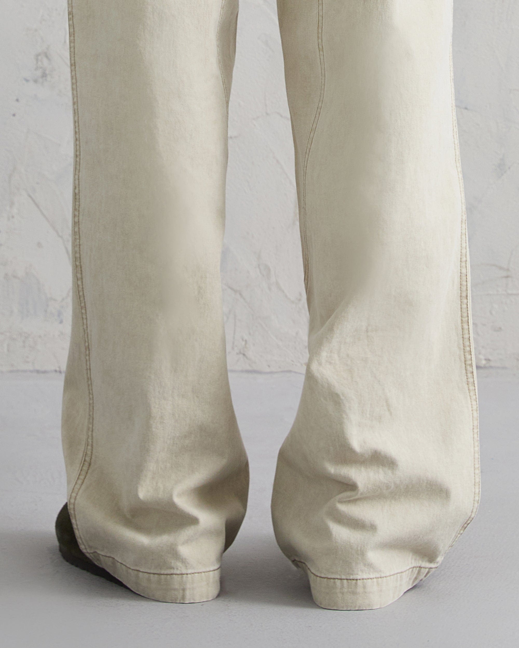 ORGANIC EMOTION Deconstructed Layered-pocket Button Pants