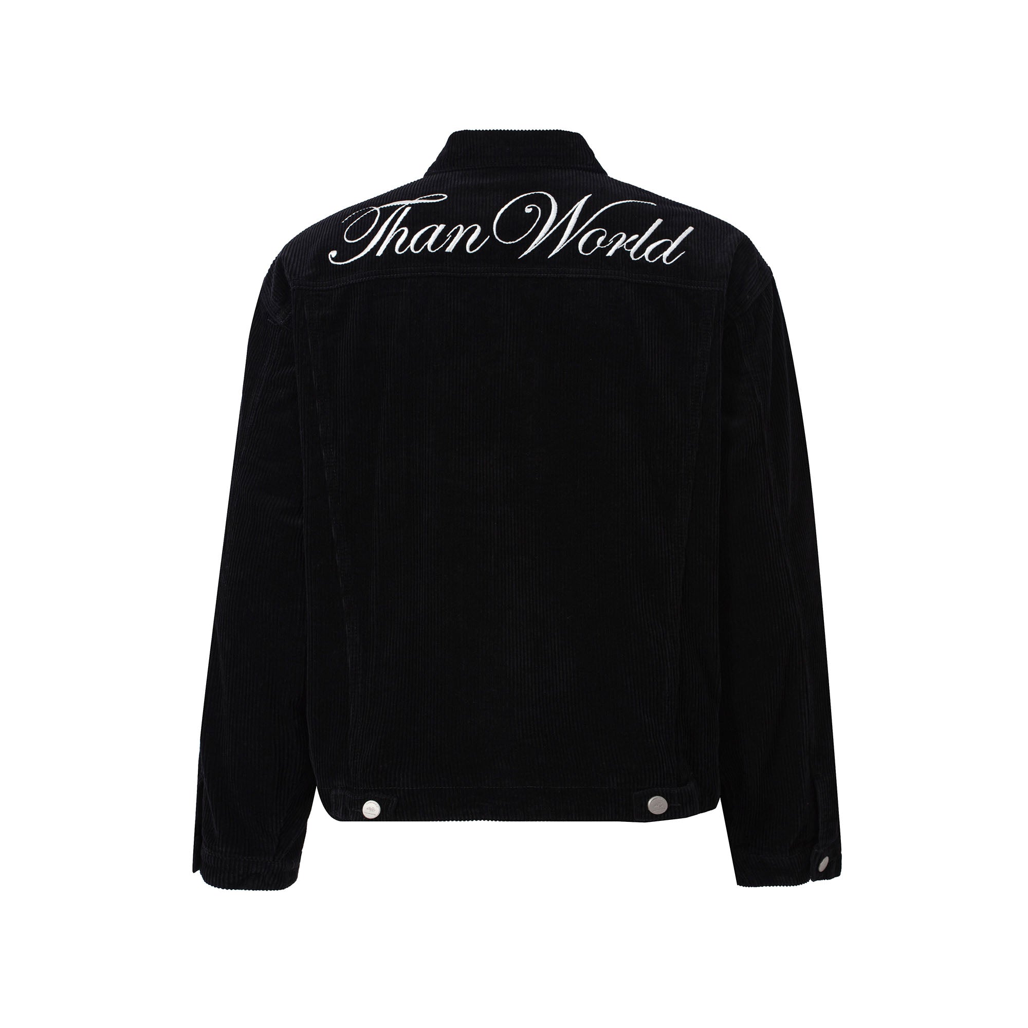 MAKEMORE Script Embroidered Corduroy Jacket