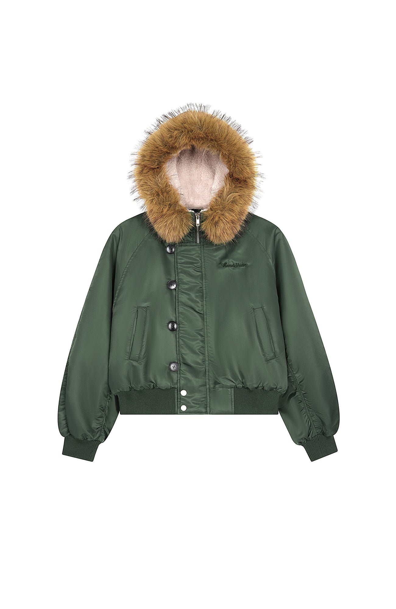 CLP Faux Fur Collar Puffer Parka, premium urban and streetwear designers apparel on PROJECTISR.com, CLP