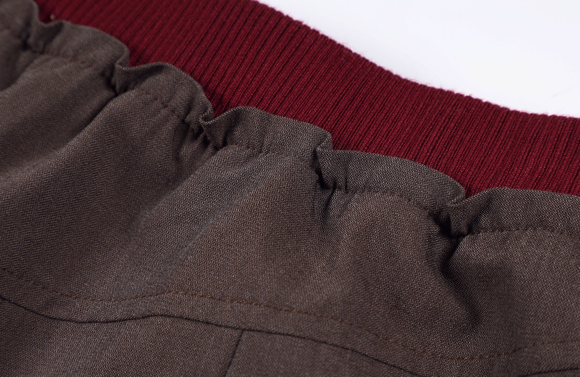 2000RSK Spliced Structured Wool-Blend Button Trousers