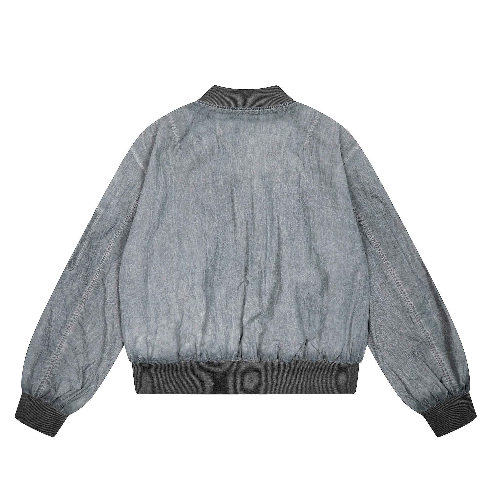 CLP Faded Crinkled Bomber Jacket, premium urban and streetwear designers apparel on PROJECTISR.com, CLP