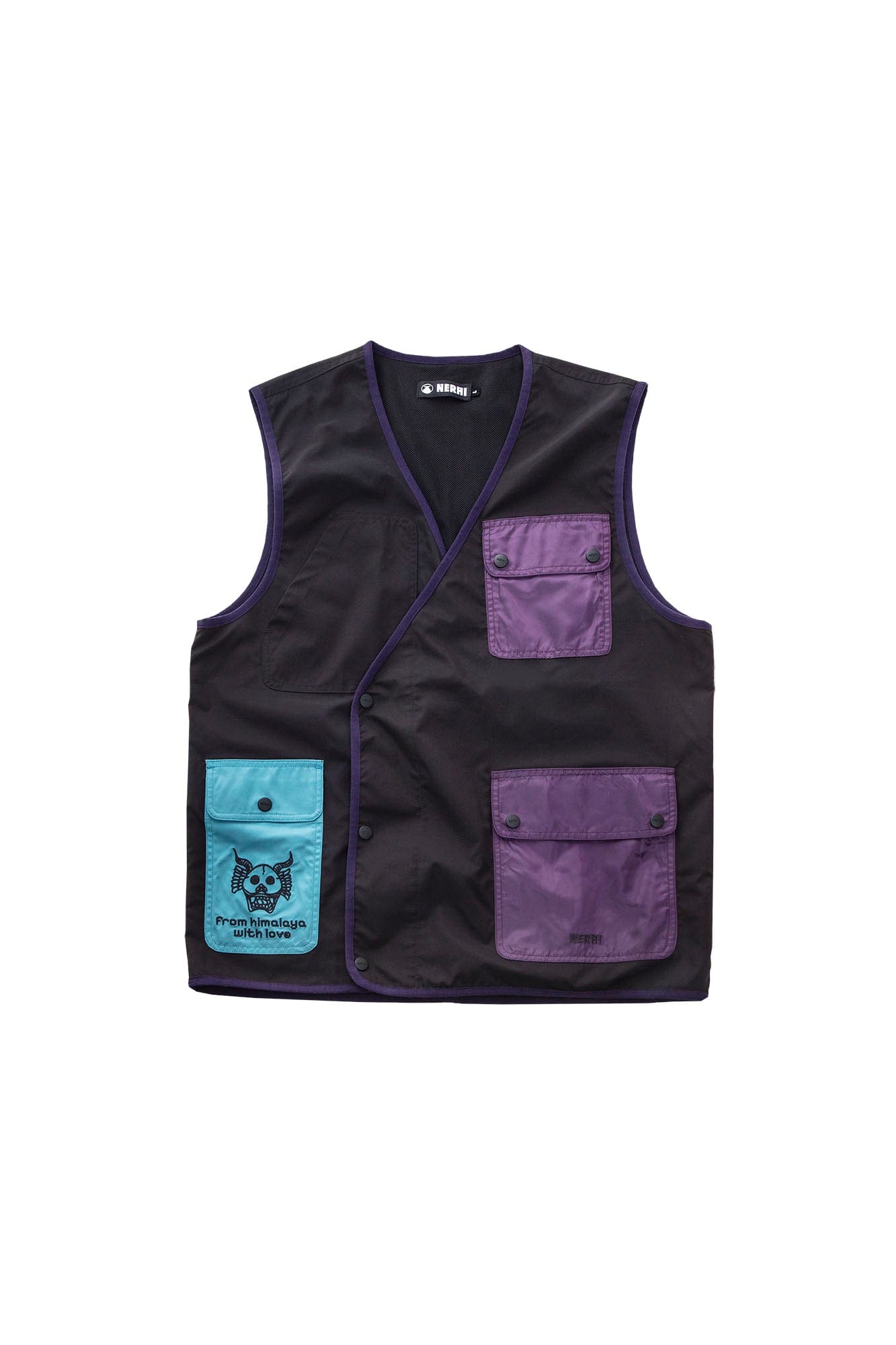NERHI Contrast Flap Pocket Quick-Dry Vest, premium urban and streetwear designers apparel on PROJECTISR.com, NERHI