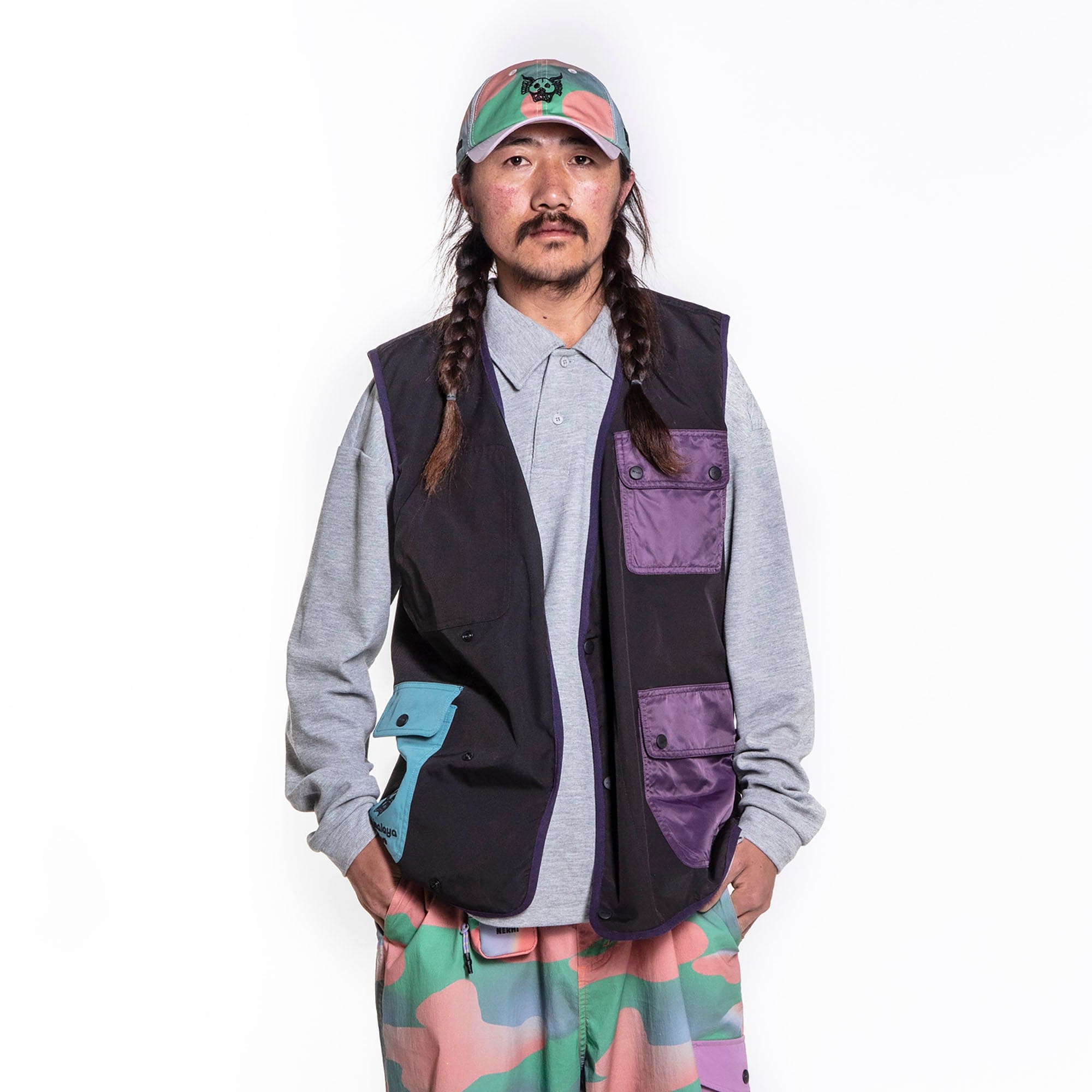 NERHI Contrast Flap Pocket Quick-Dry Vest, premium urban and streetwear designers apparel on PROJECTISR.com, NERHI