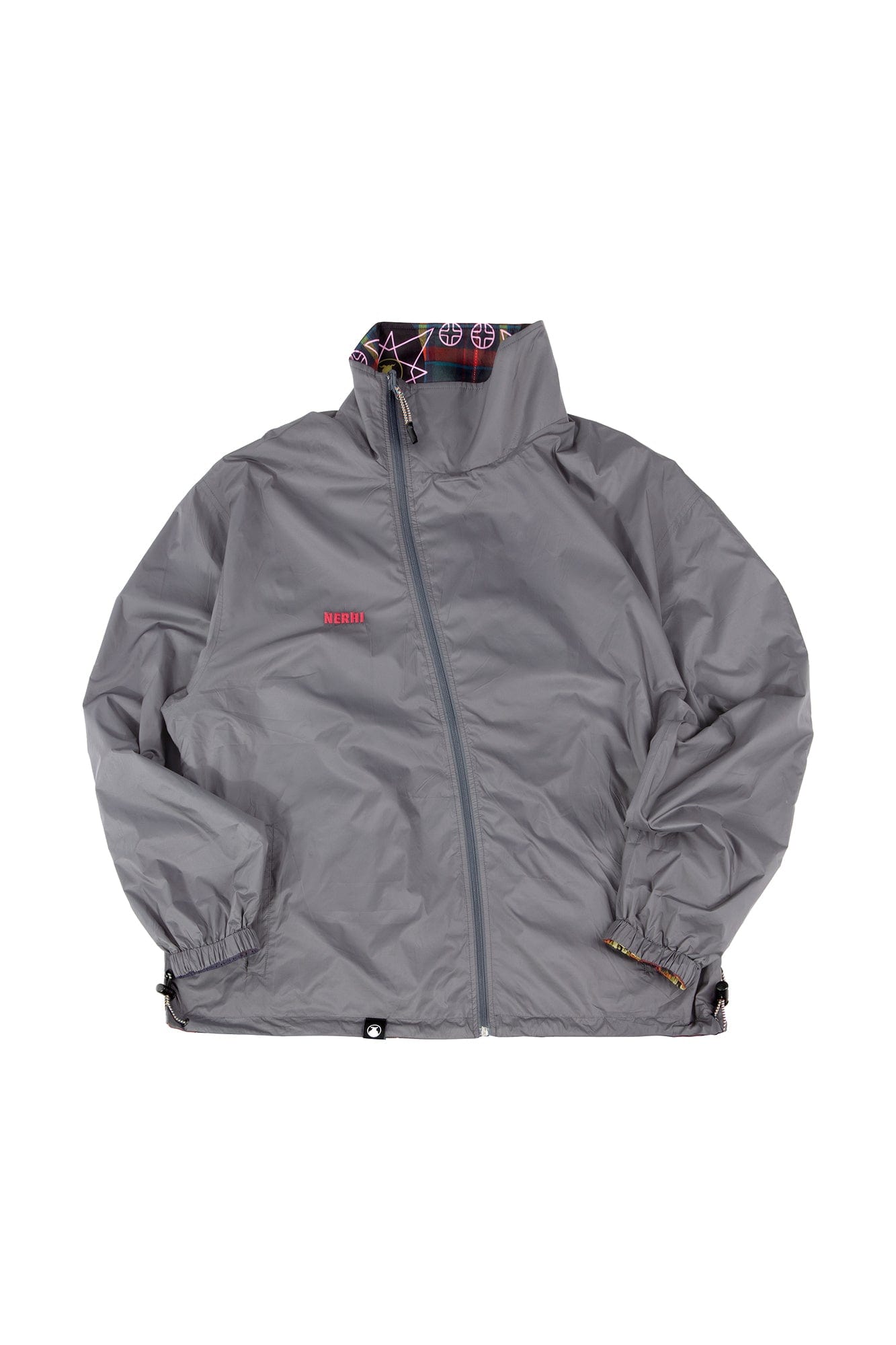 NERHI Reversible Graphic-Lined Stand Collar Jacket, premium urban and streetwear designers apparel on PROJECTISR.com, NERHI