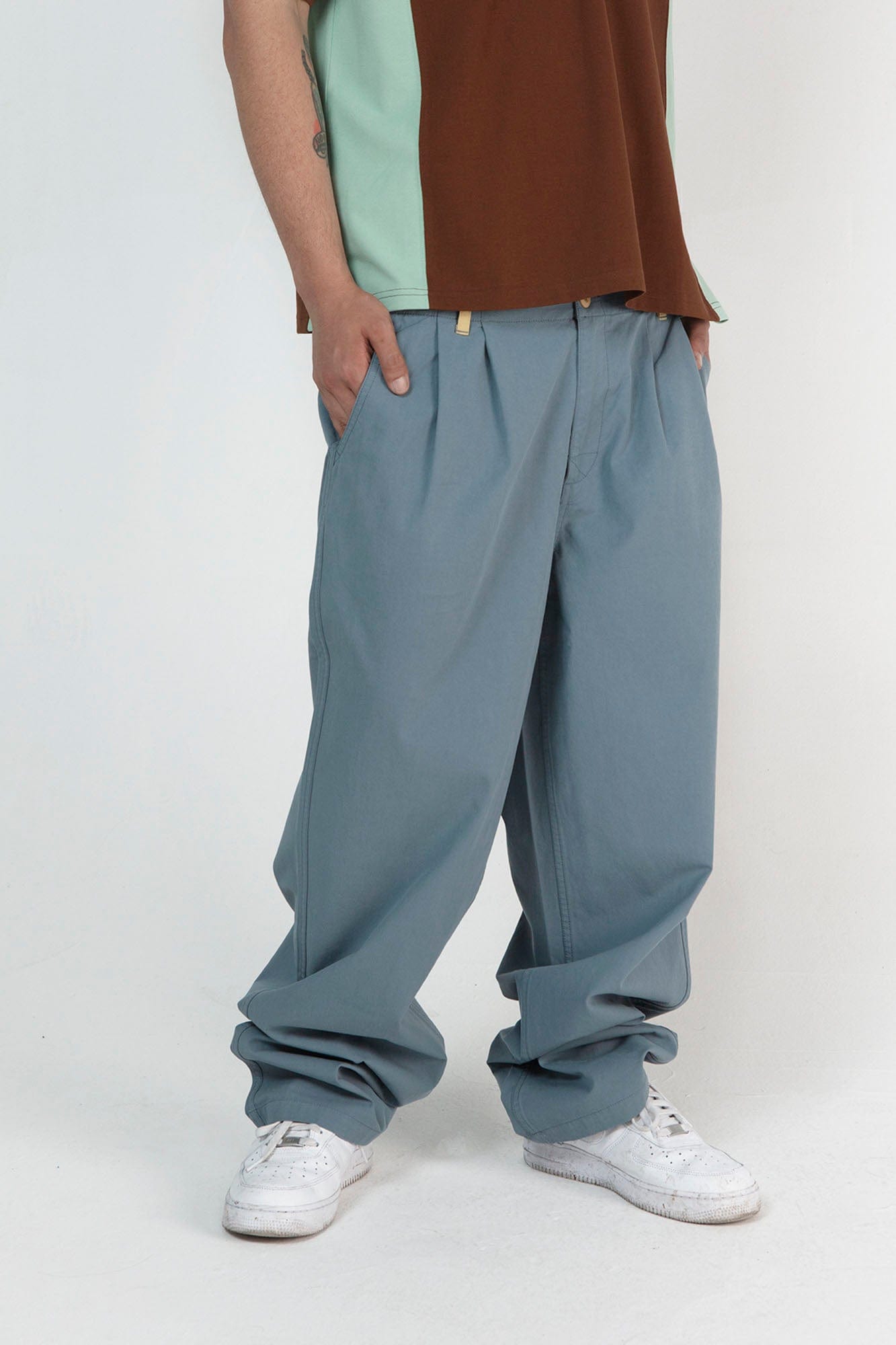 NERHI Essential Pleated Pants, premium urban and streetwear designers apparel on PROJECTISR.com, NERHI