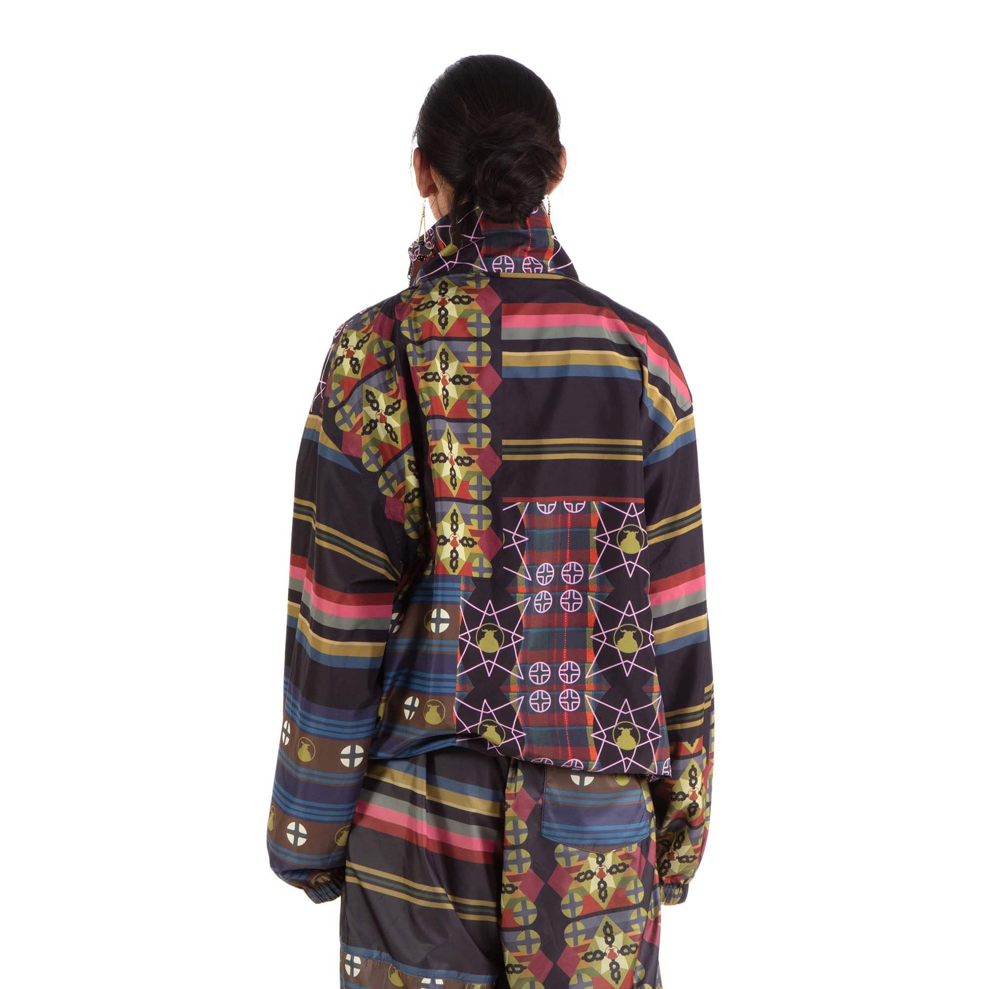 NERHI Reversible Graphic-Lined Stand Collar Jacket, premium urban and streetwear designers apparel on PROJECTISR.com, NERHI