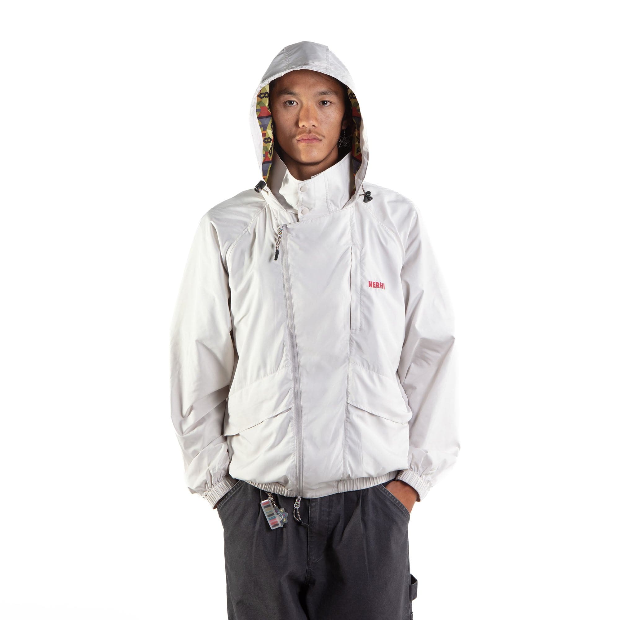 NERHI Graphic-Lined Hood Jacket, premium urban and streetwear designers apparel on PROJECTISR.com, NERHI