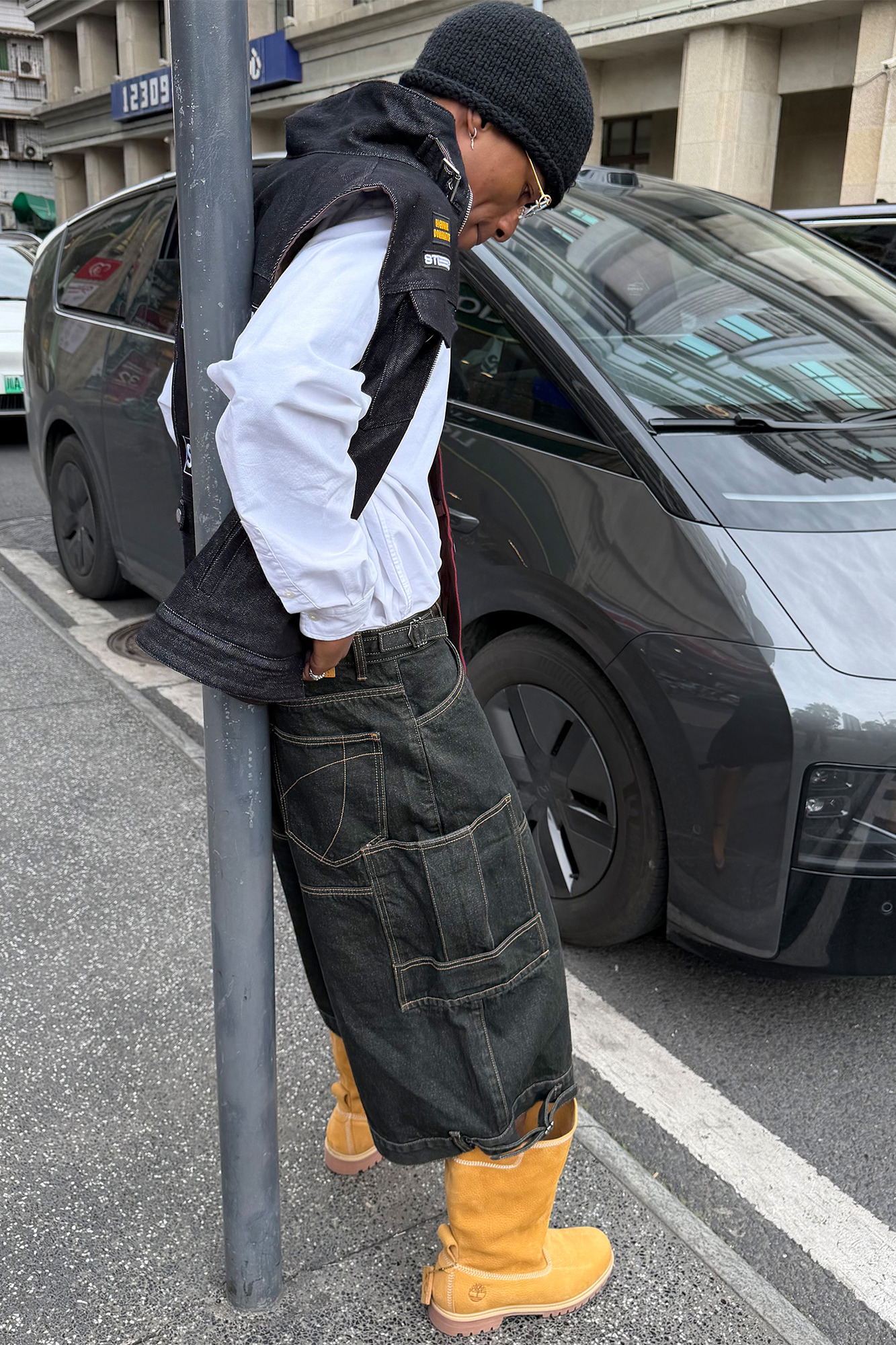 STEEPC Multi-Pocket Raw Denim Shorts, premium urban and streetwear designers apparel on PROJECTISR.com, STEEPC