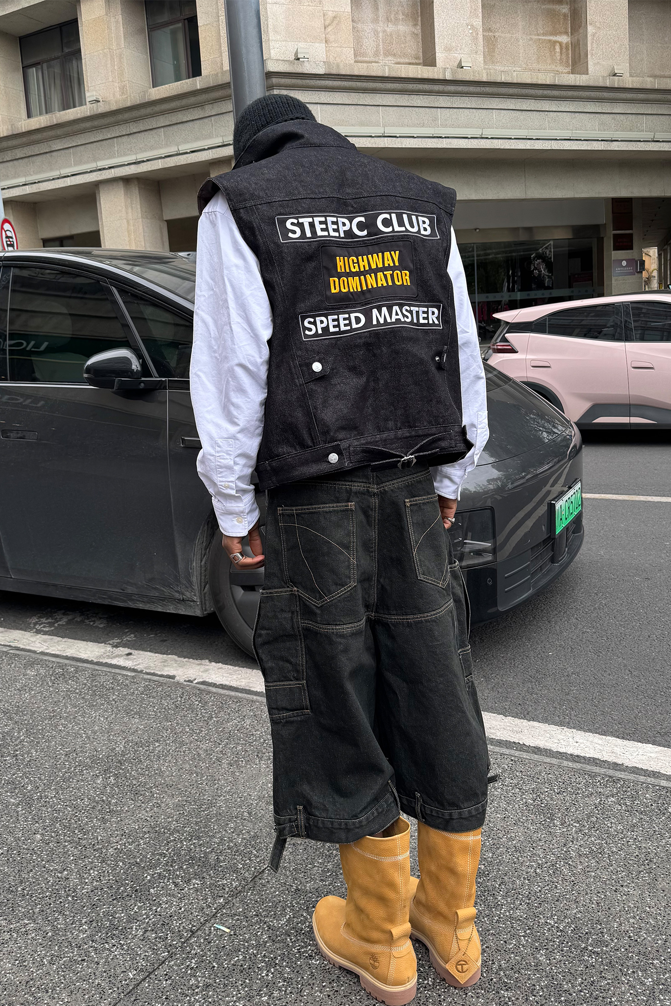 STEEPC Multi-Pocket Raw Denim Shorts, premium urban and streetwear designers apparel on PROJECTISR.com, STEEPC