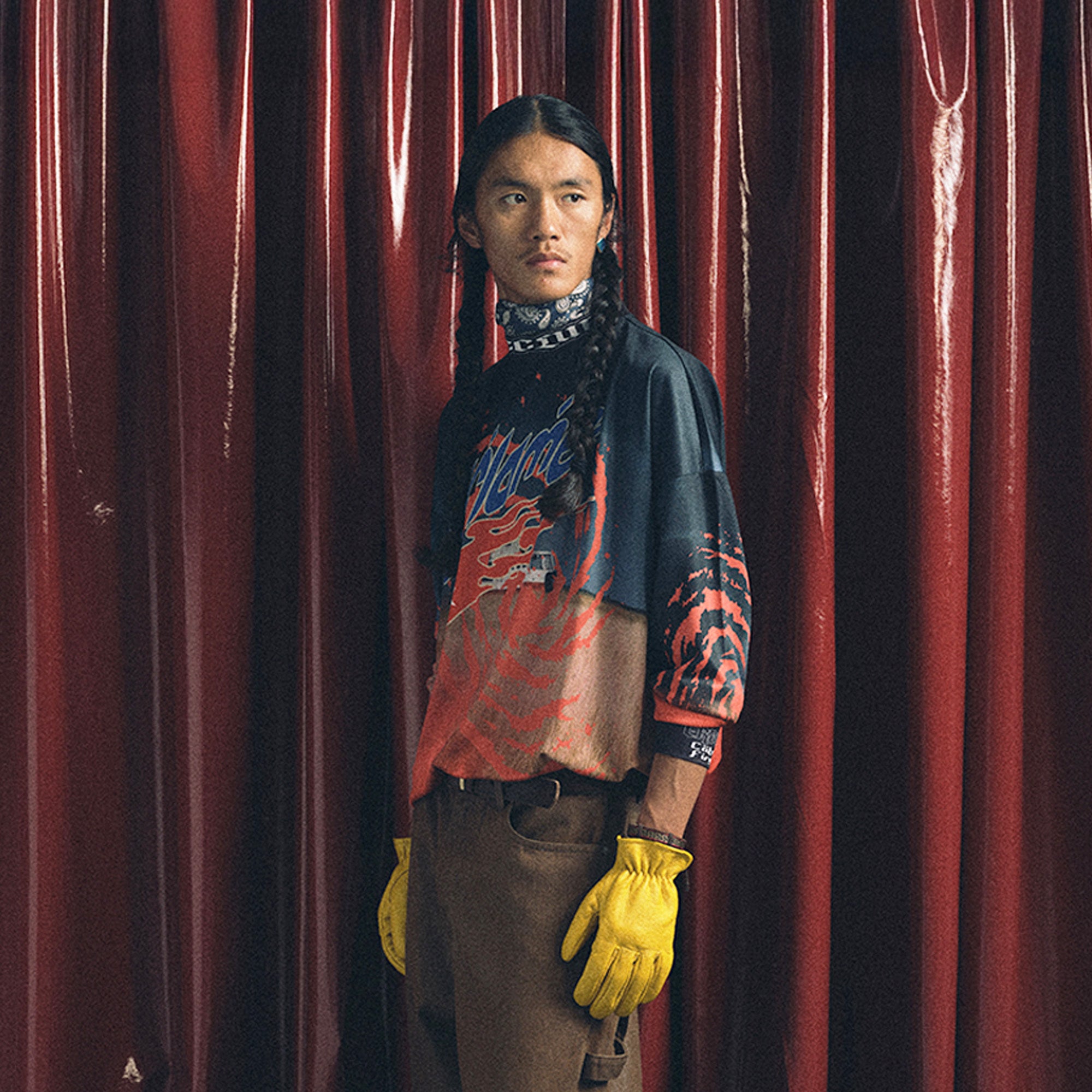 TRECLUB Contrast Swirl Full-Printed Long-Sleeve Jersey, premium urban and streetwear designers apparel on PROJECTISR.com, TRECLUB