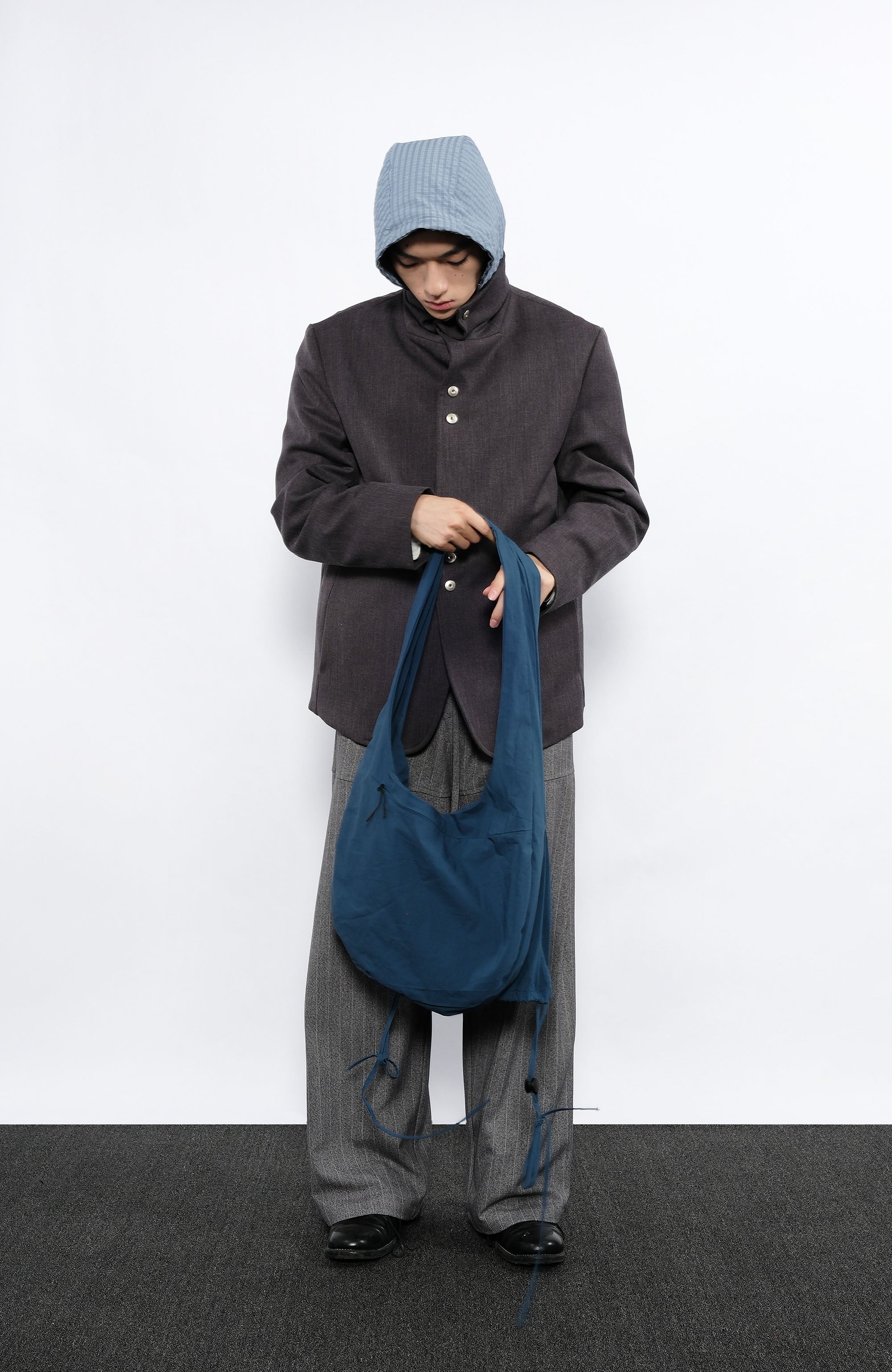 7440 37 1 Essential Stacked Collar Blazer, premium urban and streetwear designers apparel on PROJECTISR.com, 7440 37 1