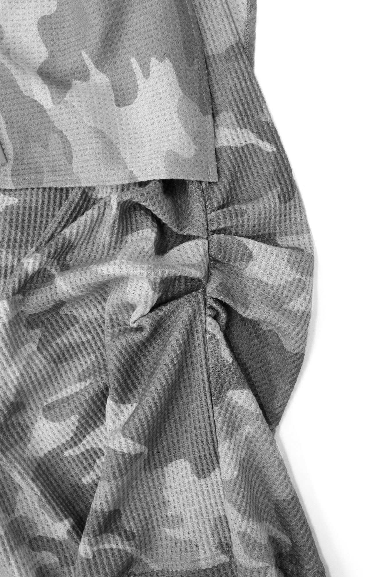 RELABEL Camo Waffle Inverted Waist Sweatpants, premium urban and streetwear designers apparel on PROJECTISR.com, RELABEL