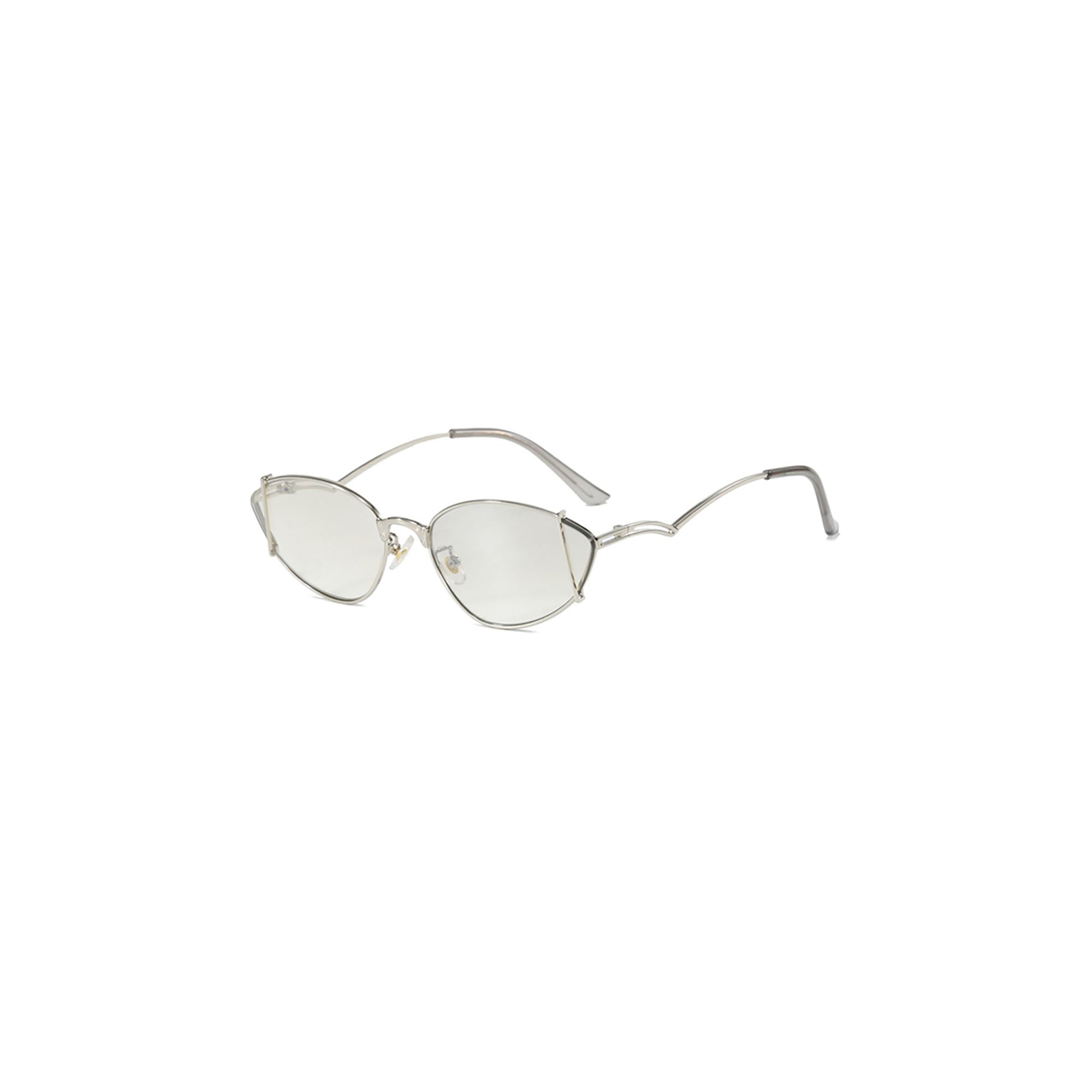 DAMAGE ASIA Cat-Eye Wireframe Sunglasses