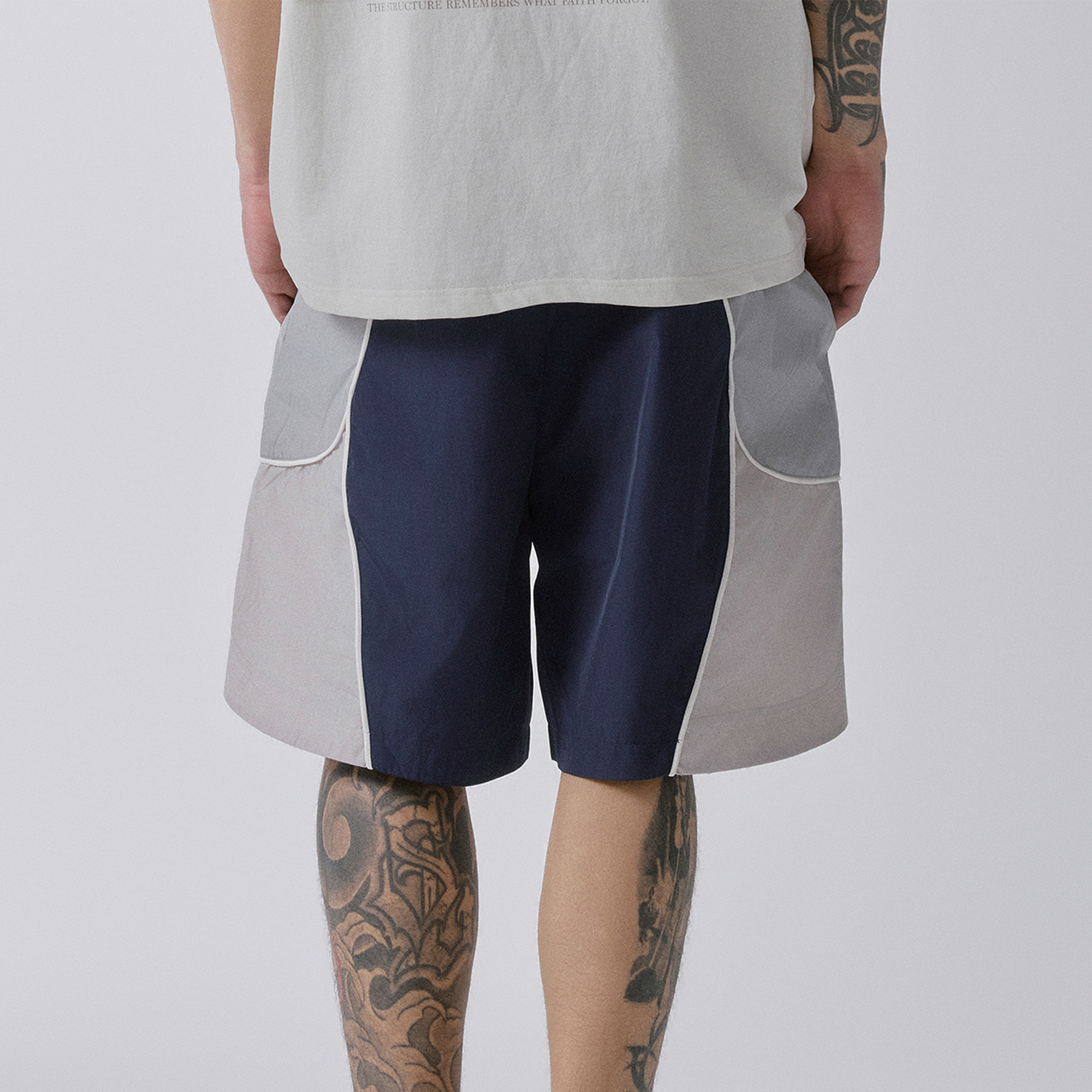 F2CE Contrast Paneled Sport Shorts