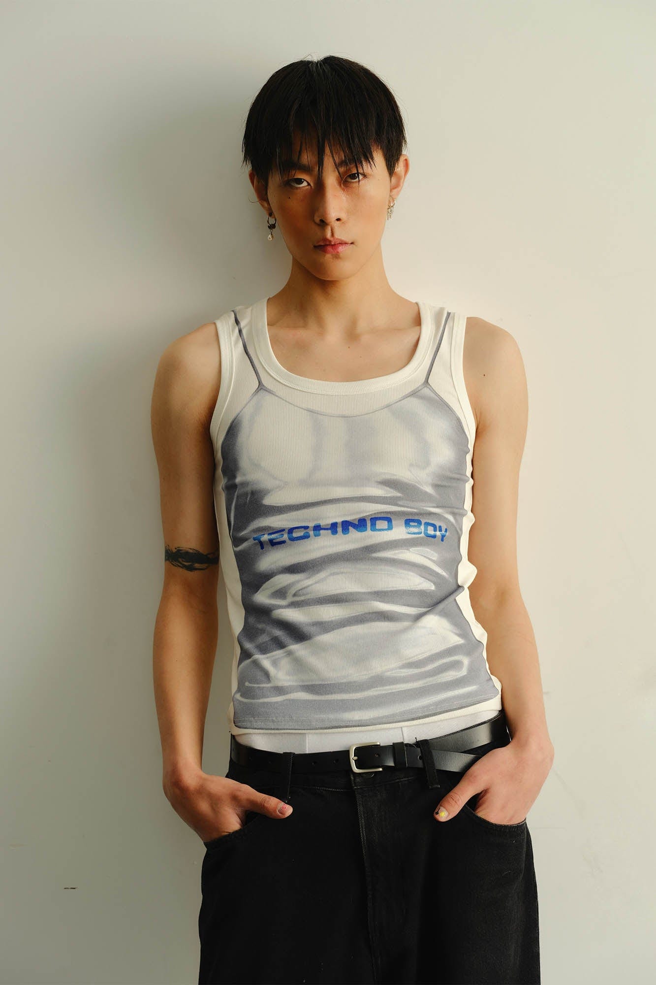 KADAKADA Technoboy Faux-Layer Tank Top