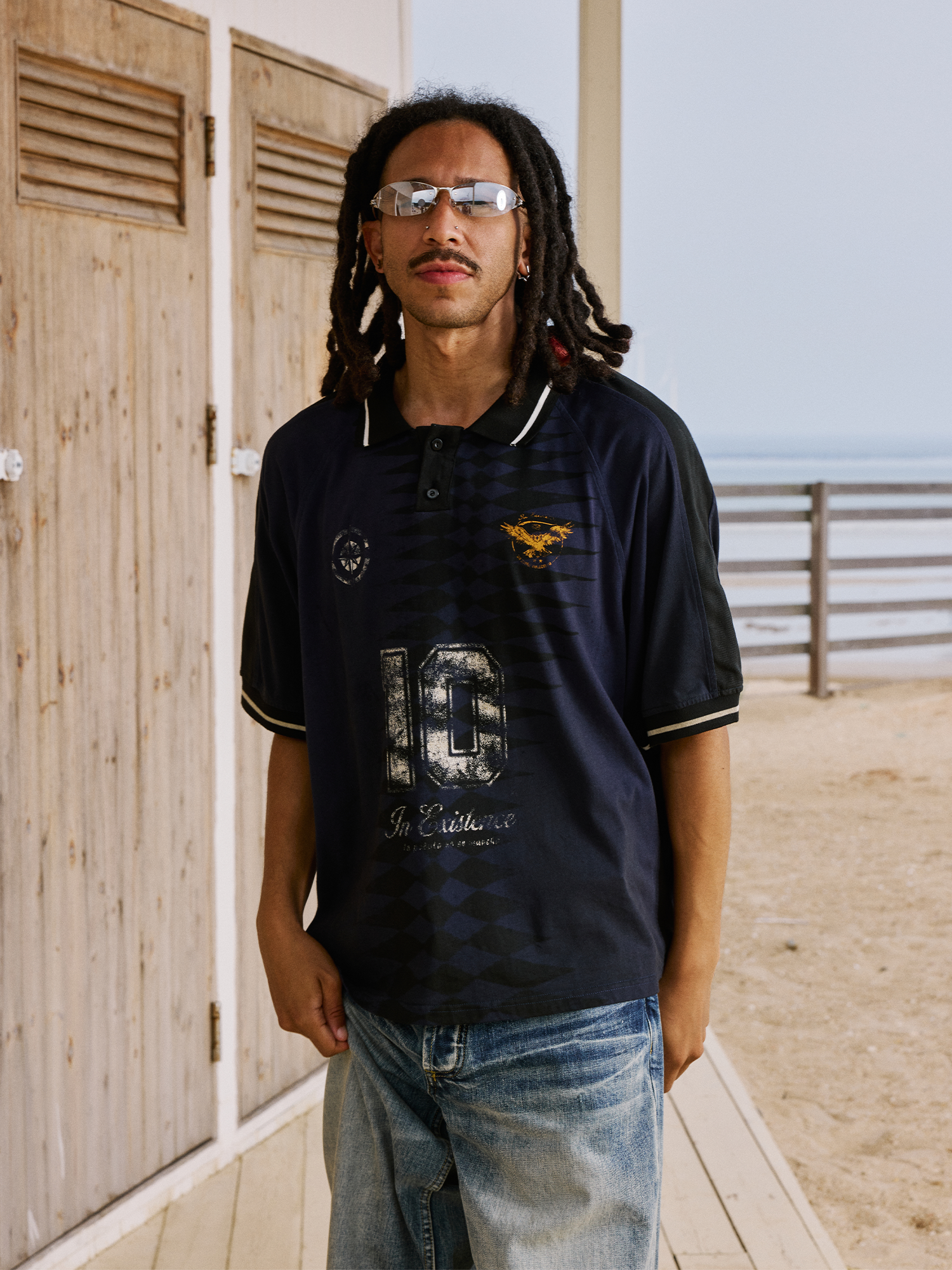 IN EXISTENCE Washed Cotton Argentina Football Jersey