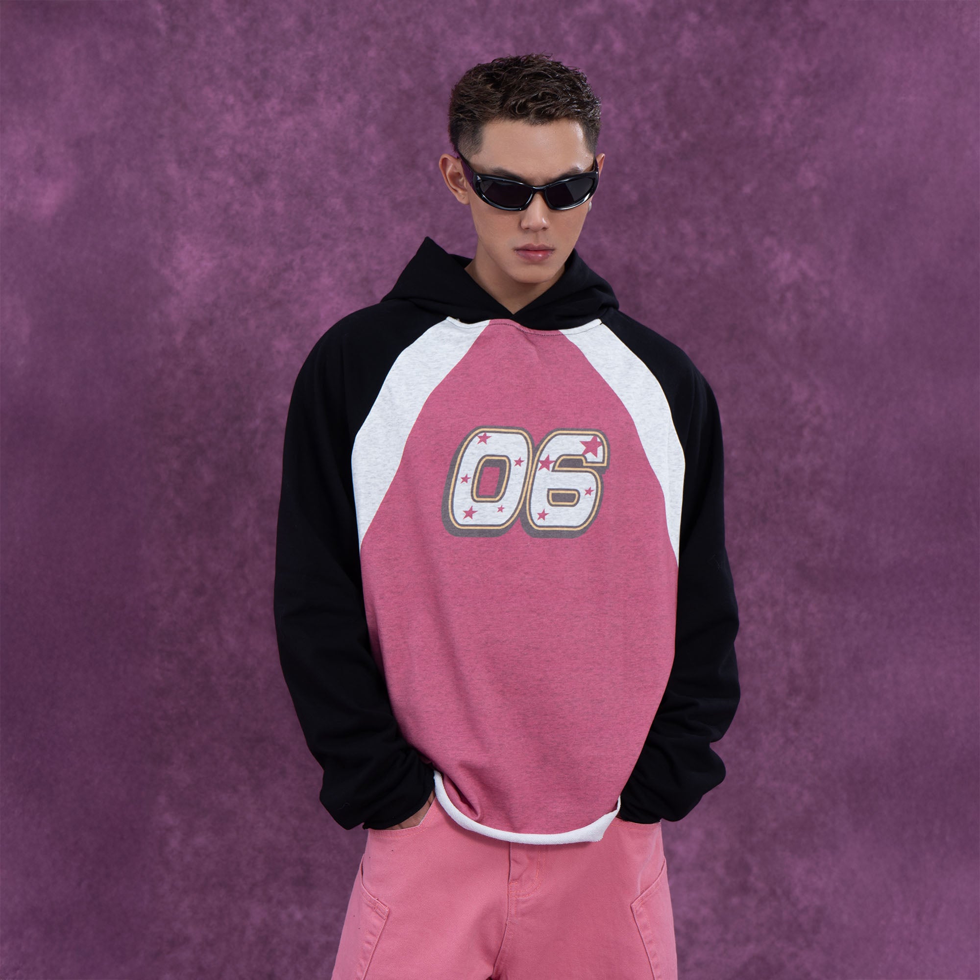 CLP Contrast Raglan Hoodie