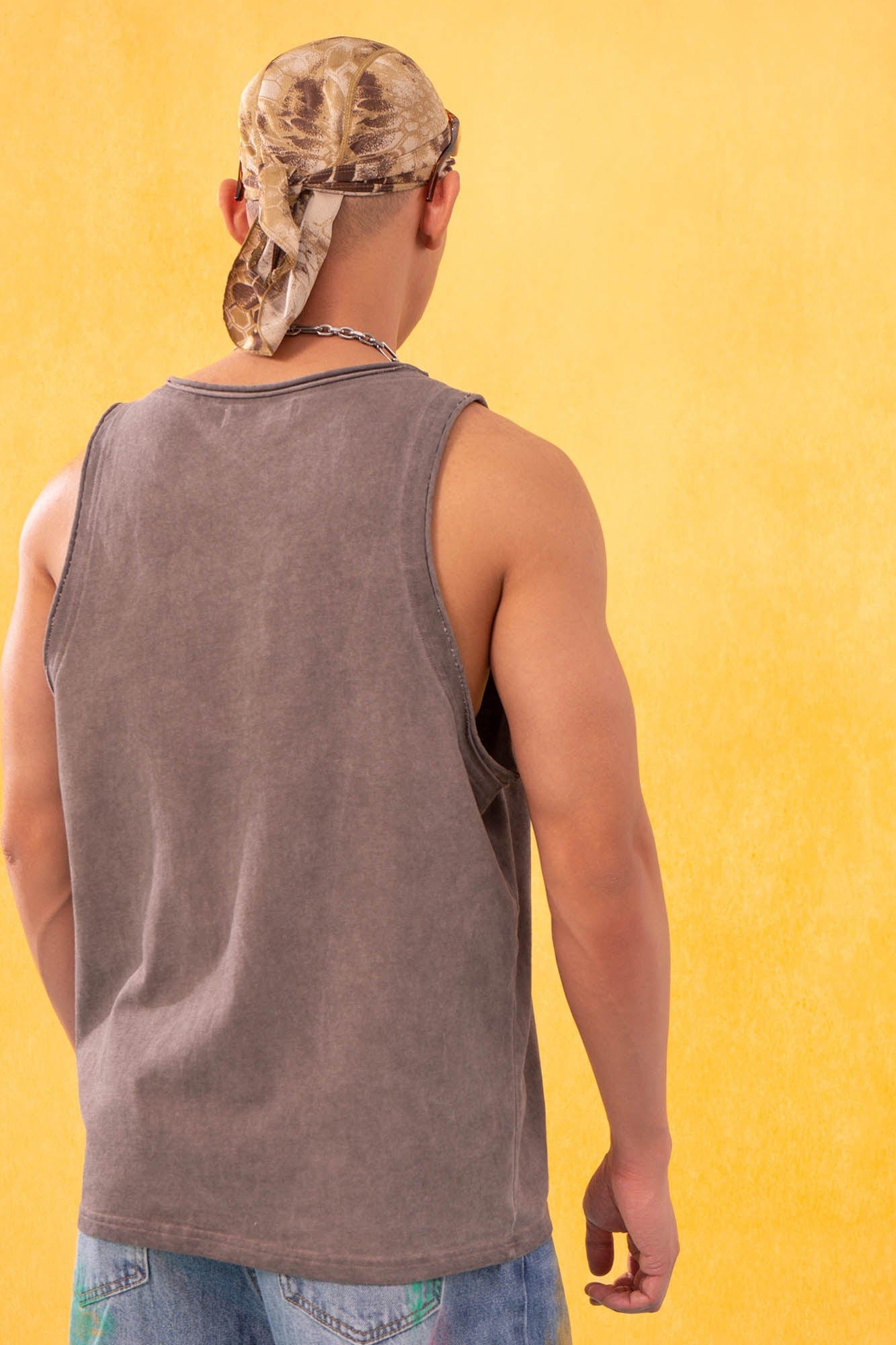 CLP Essential Washed Raw-Edge Tank Top, premium urban and streetwear designers apparel on PROJECTISR.com, CLP