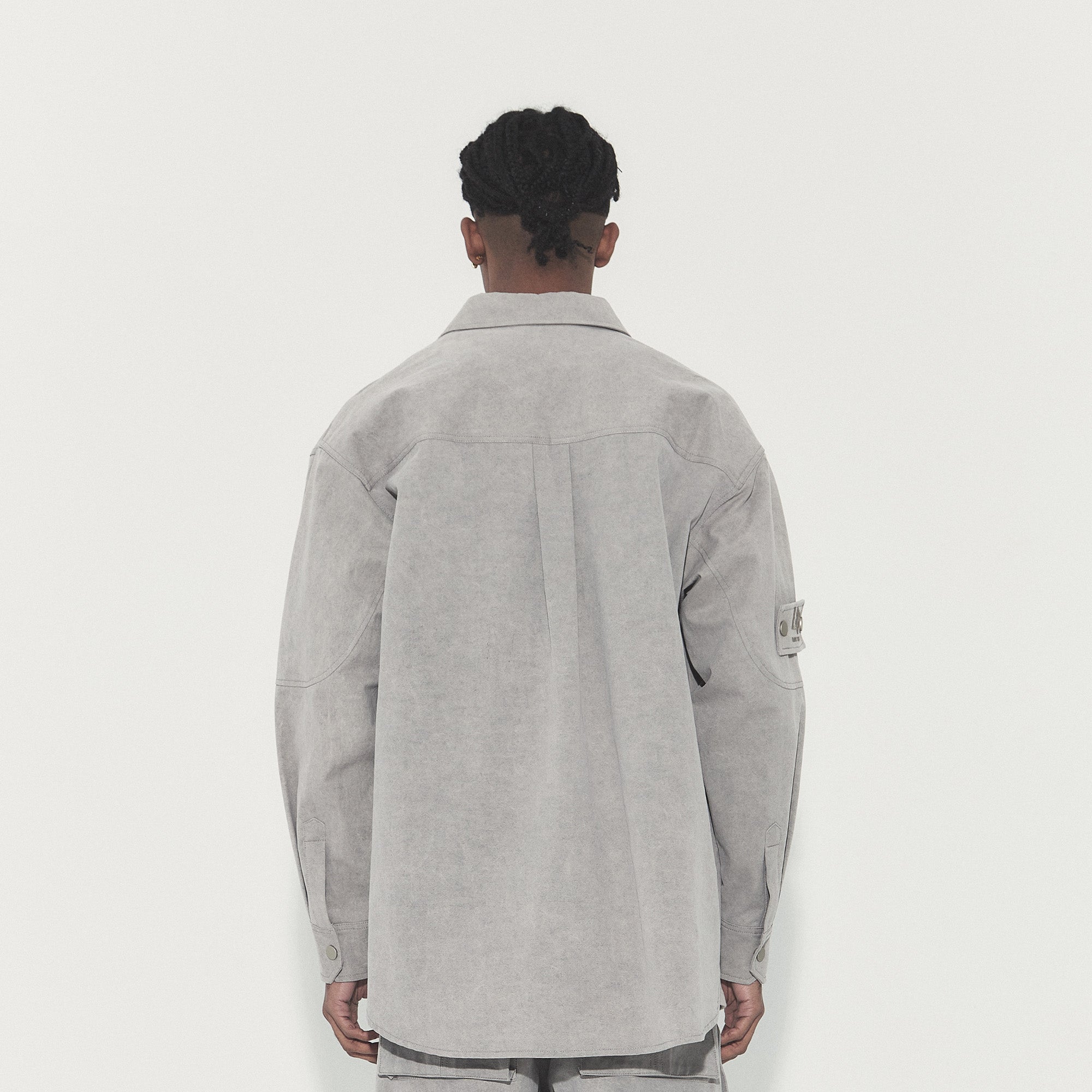 VANN VALRENCE Utility Washed Multi-Pocket Shirt Jacket, premium urban and streetwear designers apparel on PROJECTISR.com, VANN VALRENCE