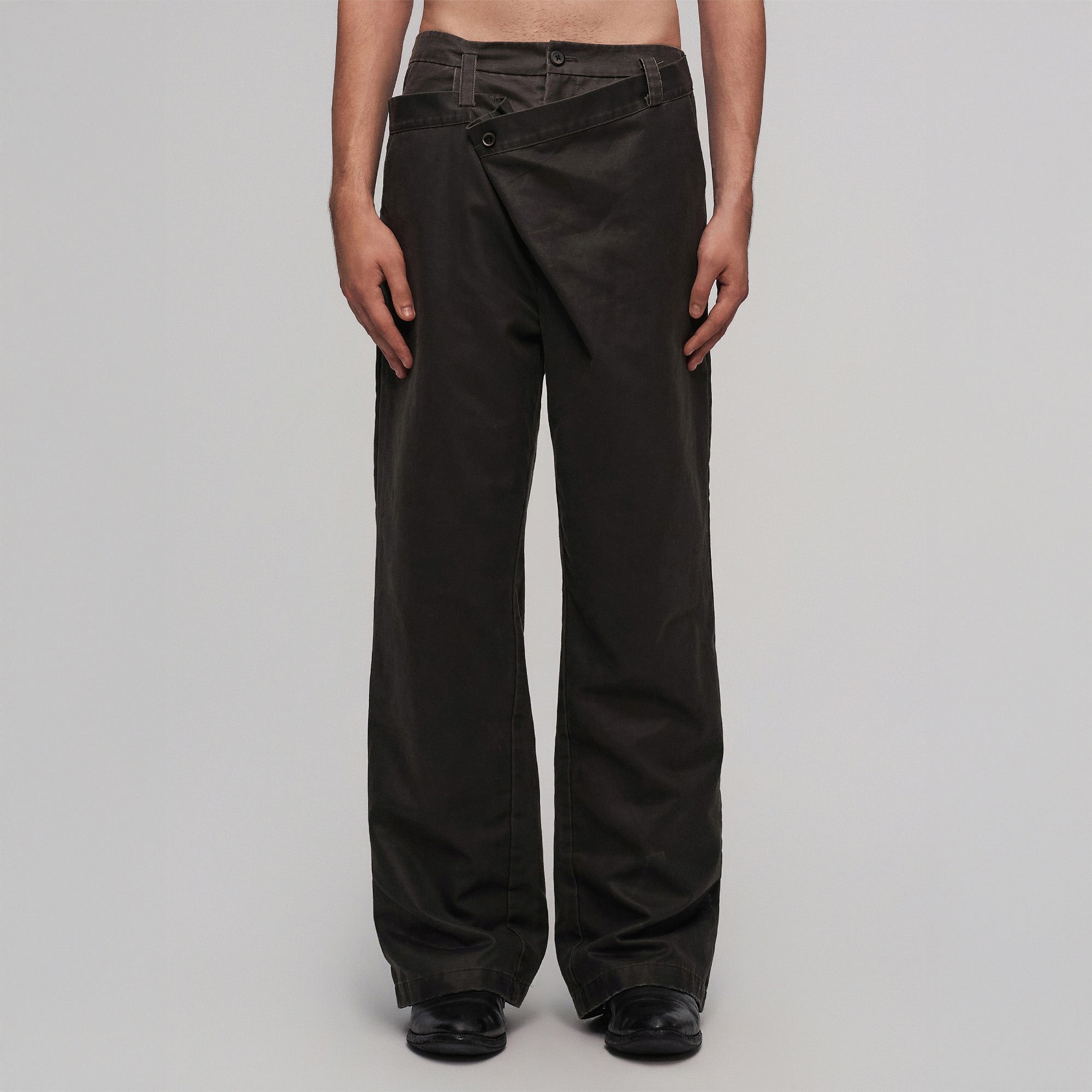 ILNya Nieternite Nifutur Asym Double Waistband Wide-Leg Trousers
