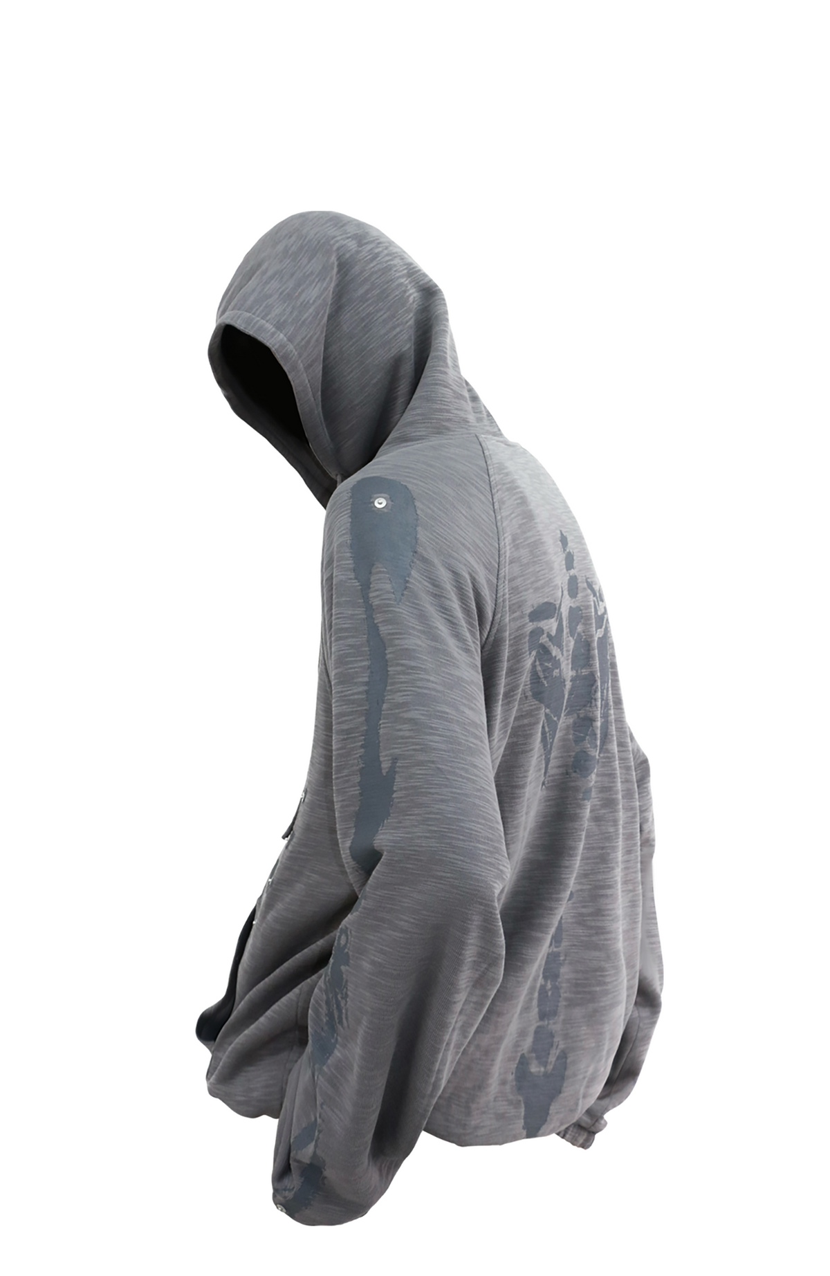 RELABEL Bone Mapping Full-Print Oversized Hoodie