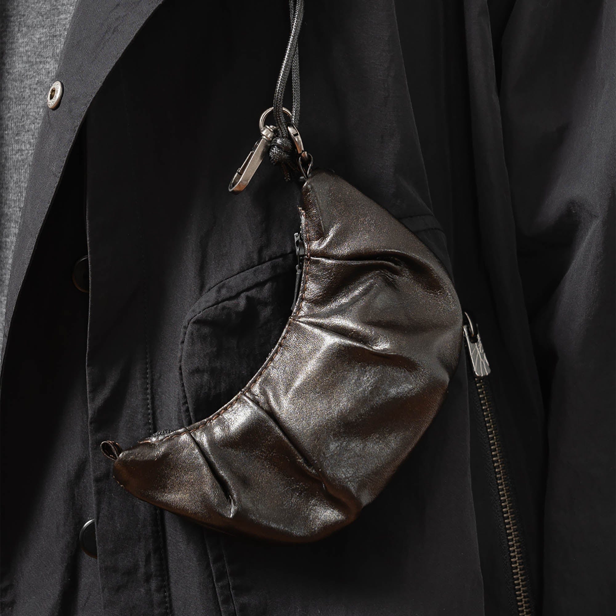 MOITIEDEPETALE Mini Croissant Coin Pouch