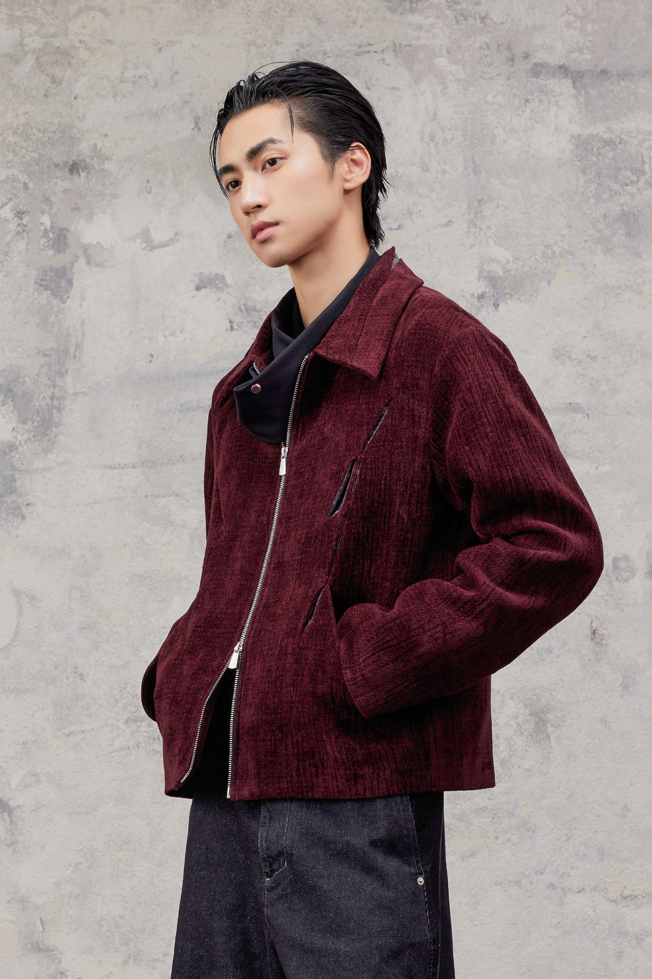 ALVNG AR ANTS Chenille Dual Zip Jacket