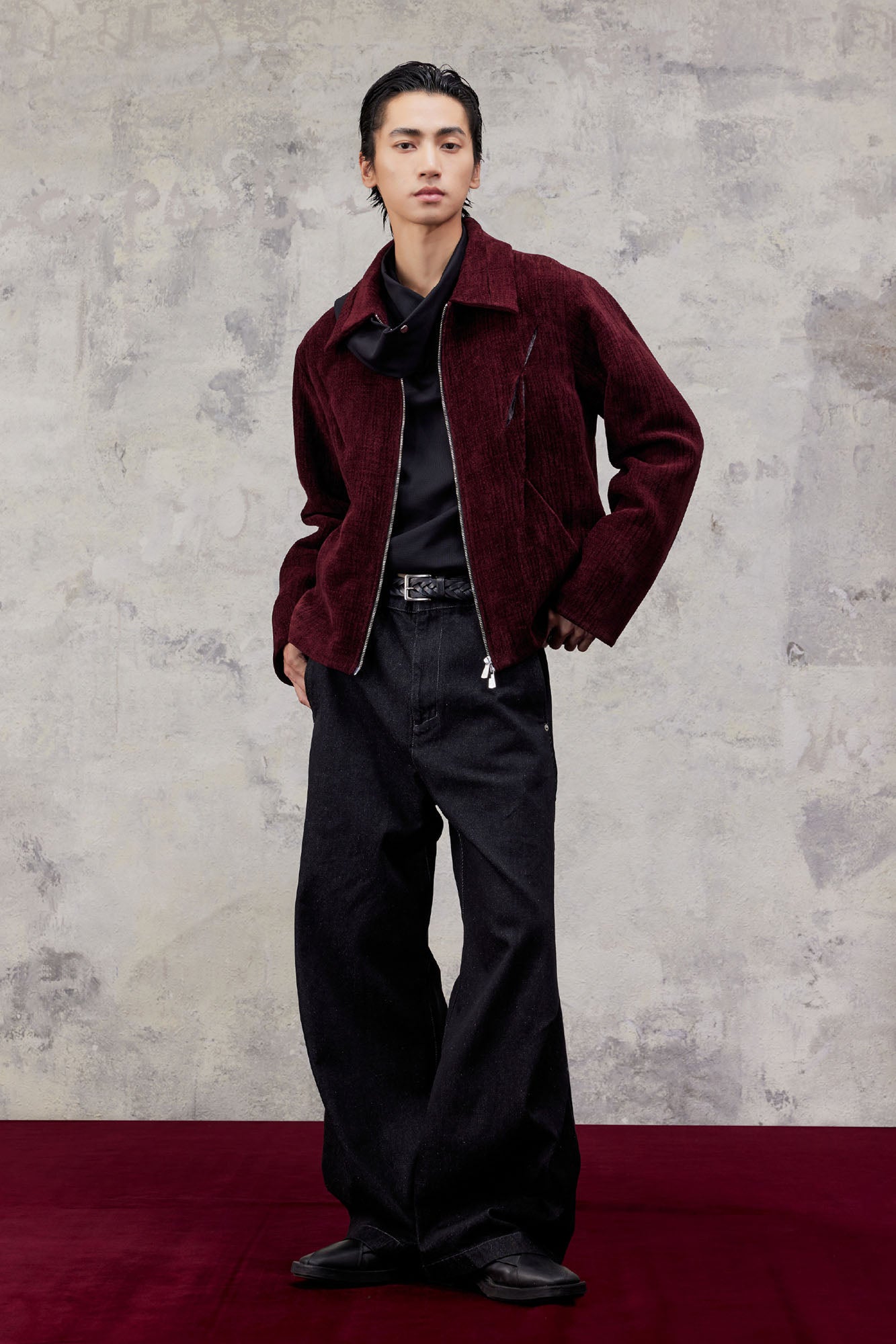 ALVNG AR ANTS Chenille Dual Zip Jacket