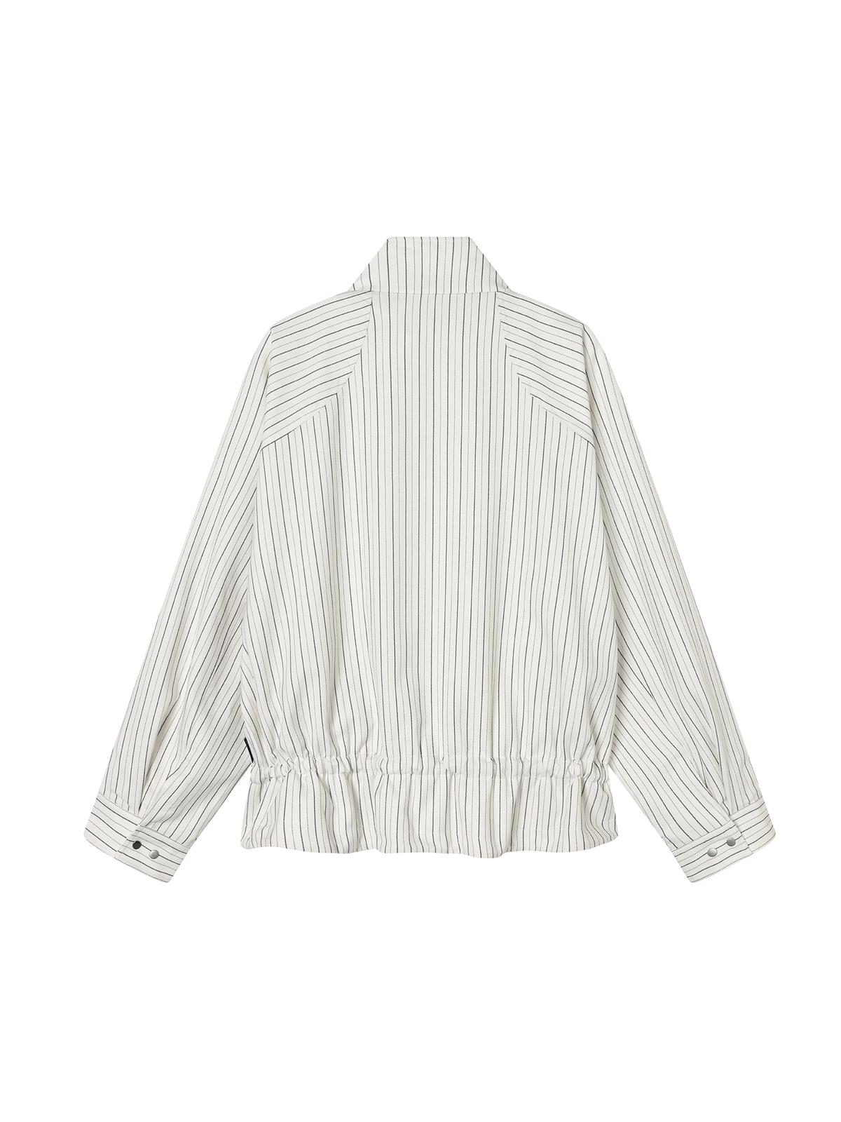 TGNS Reversible Drawstring Stand-Collar Oversized Jacket