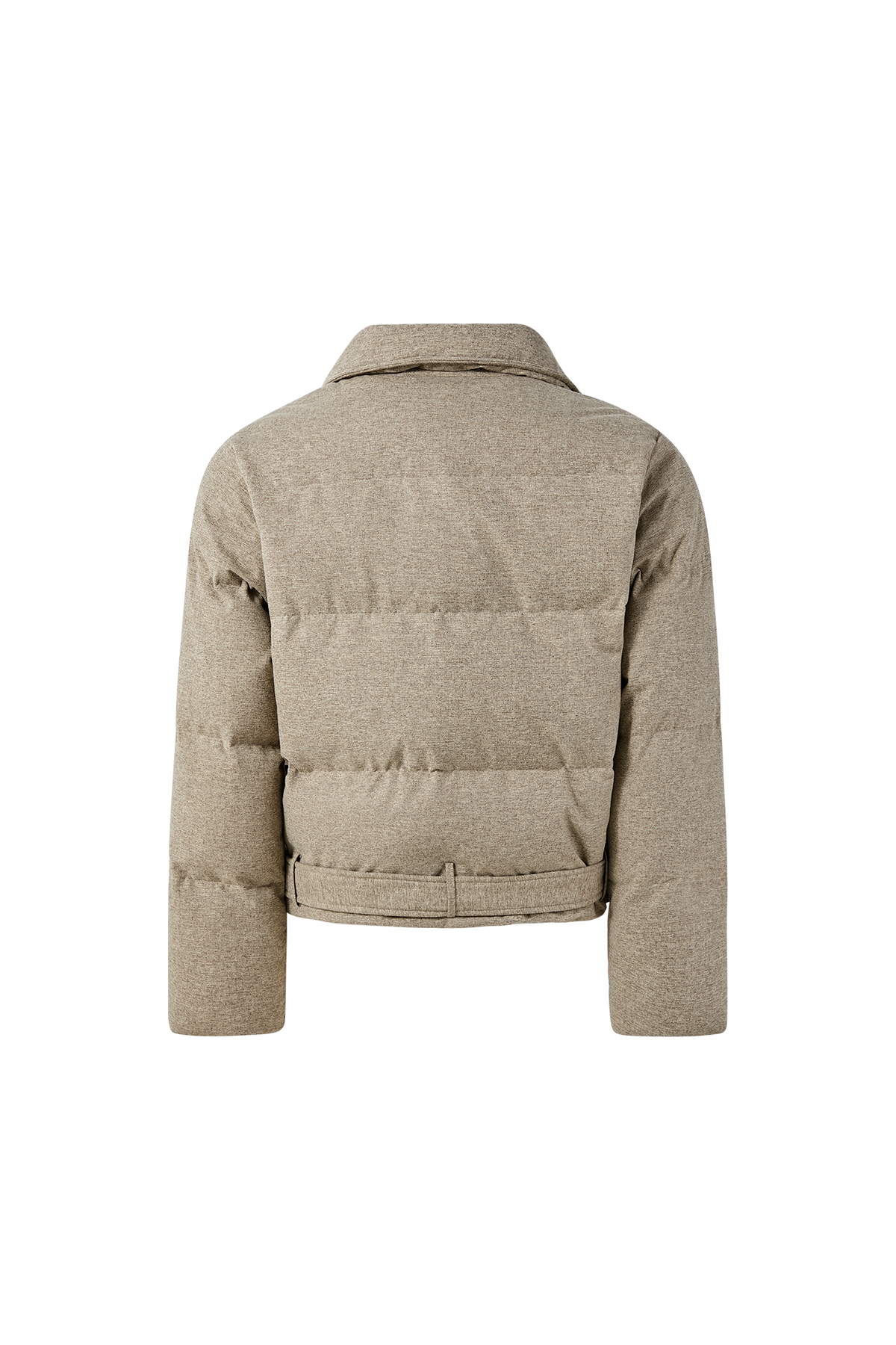 KREATE Asymmetrical Placket Multi-Collar Down Jacket