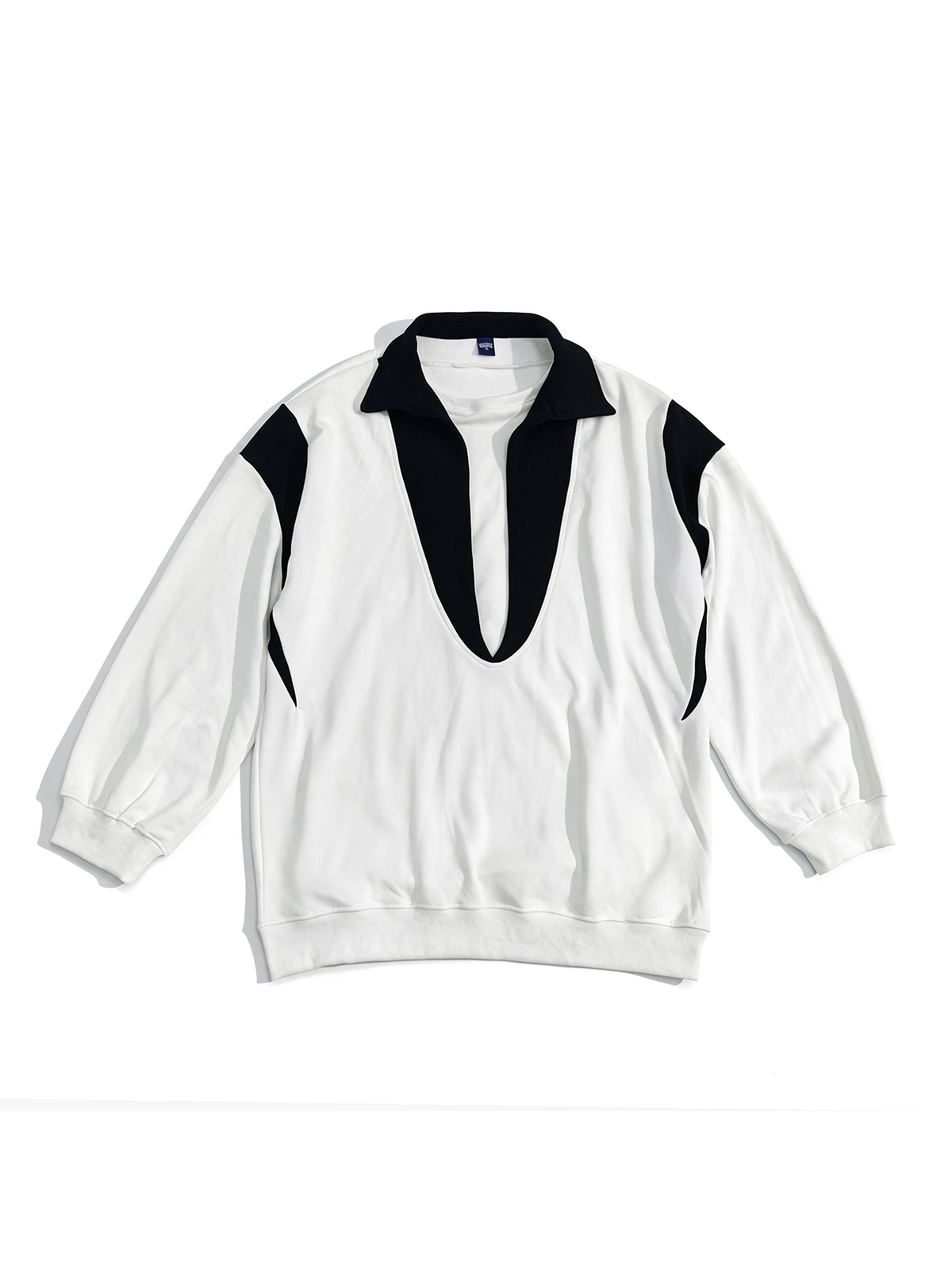 UUCSCC Contrast Layered Oversized Pullover, premium urban and streetwear designers apparel on PROJECTISR.com, UUCSCC