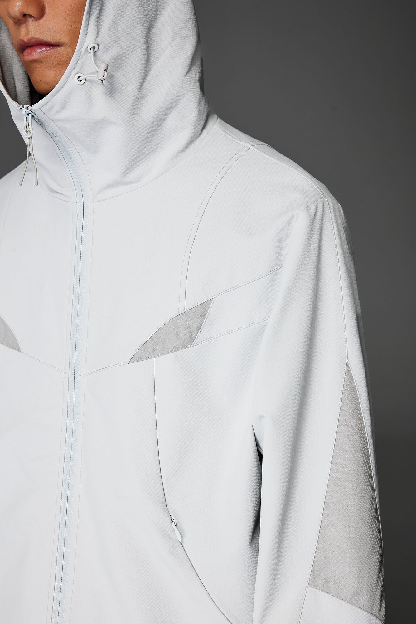 CATSSTAC Tech Structured Panel Softshell Hooded Jacket, premium urban and streetwear designers apparel on PROJECTISR.com, CATSSTAC