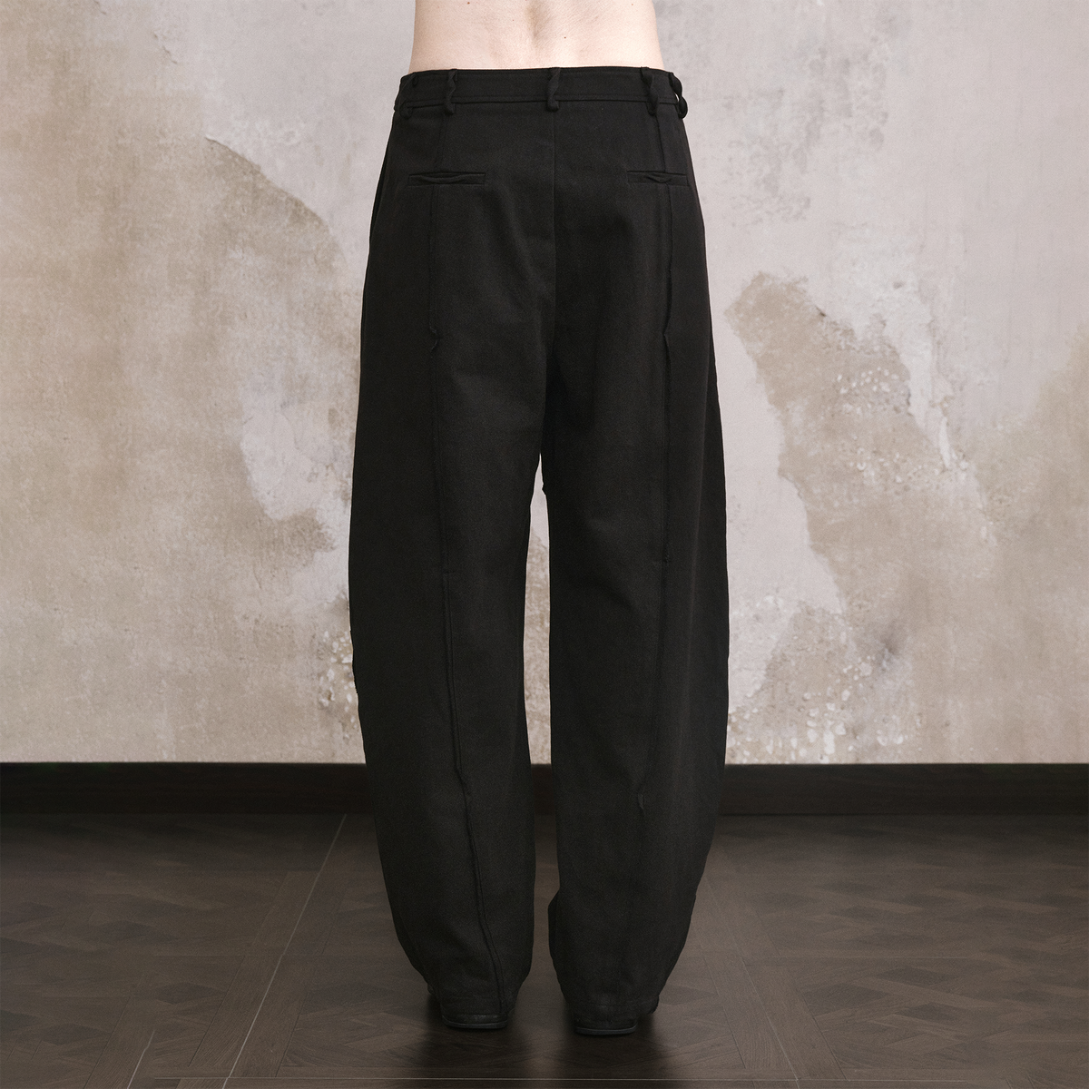 ILNya Nieternite Nifutur Raw Edge Long-Pile Pants